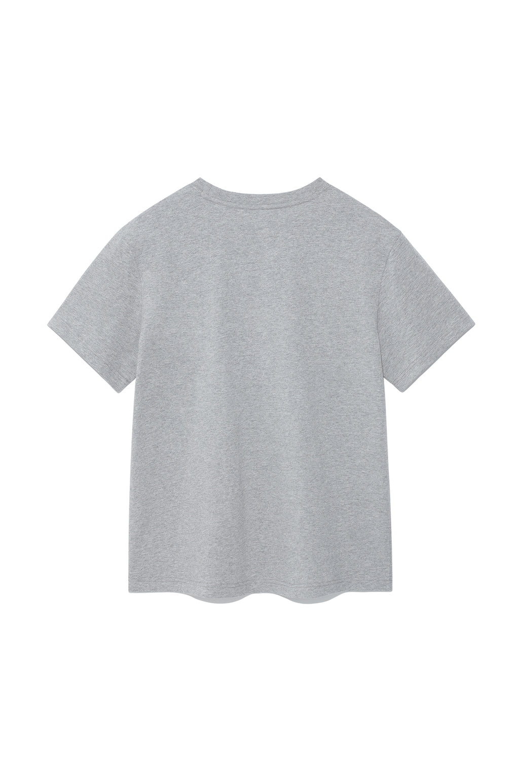 Matin Kim - Matin Wave Printing Logo Top (Grey) product image 2 | TRAB K-Fashion Australia