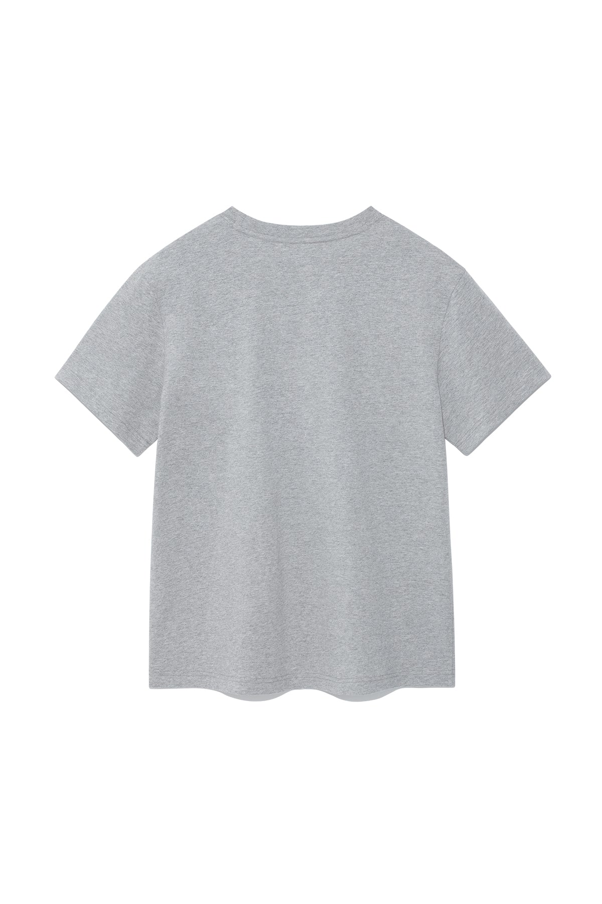 Matin Kim - Matin Wave Printing Logo Top (Grey) product image 2 | TRAB K-Fashion Australia