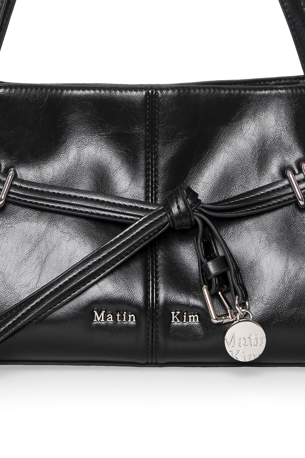 Matin Kim - Drop Tail Mellow Shoulder Bag (Black) product image 5 | TRAB K-Fashion Australia