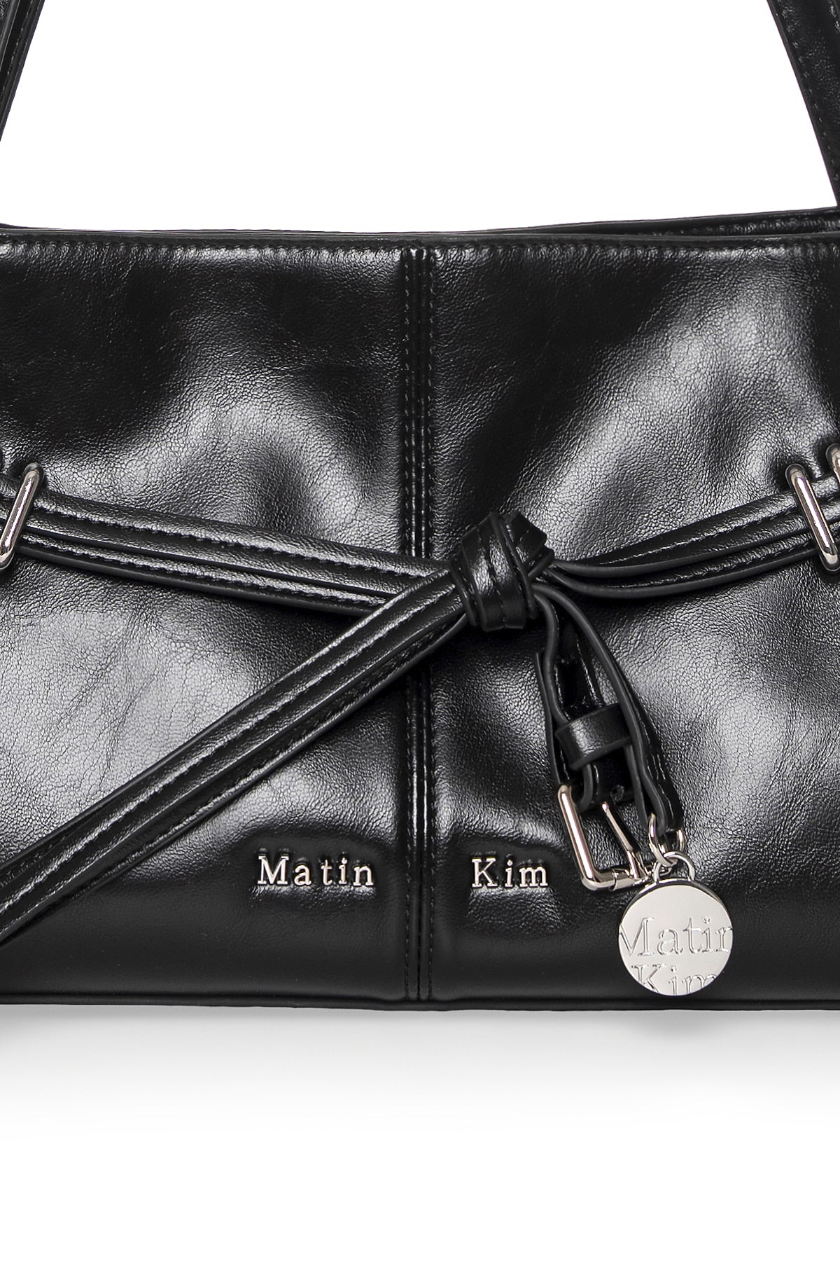 Matin Kim - Drop Tail Mellow Shoulder Bag (Black) product image 5 | TRAB K-Fashion Australia