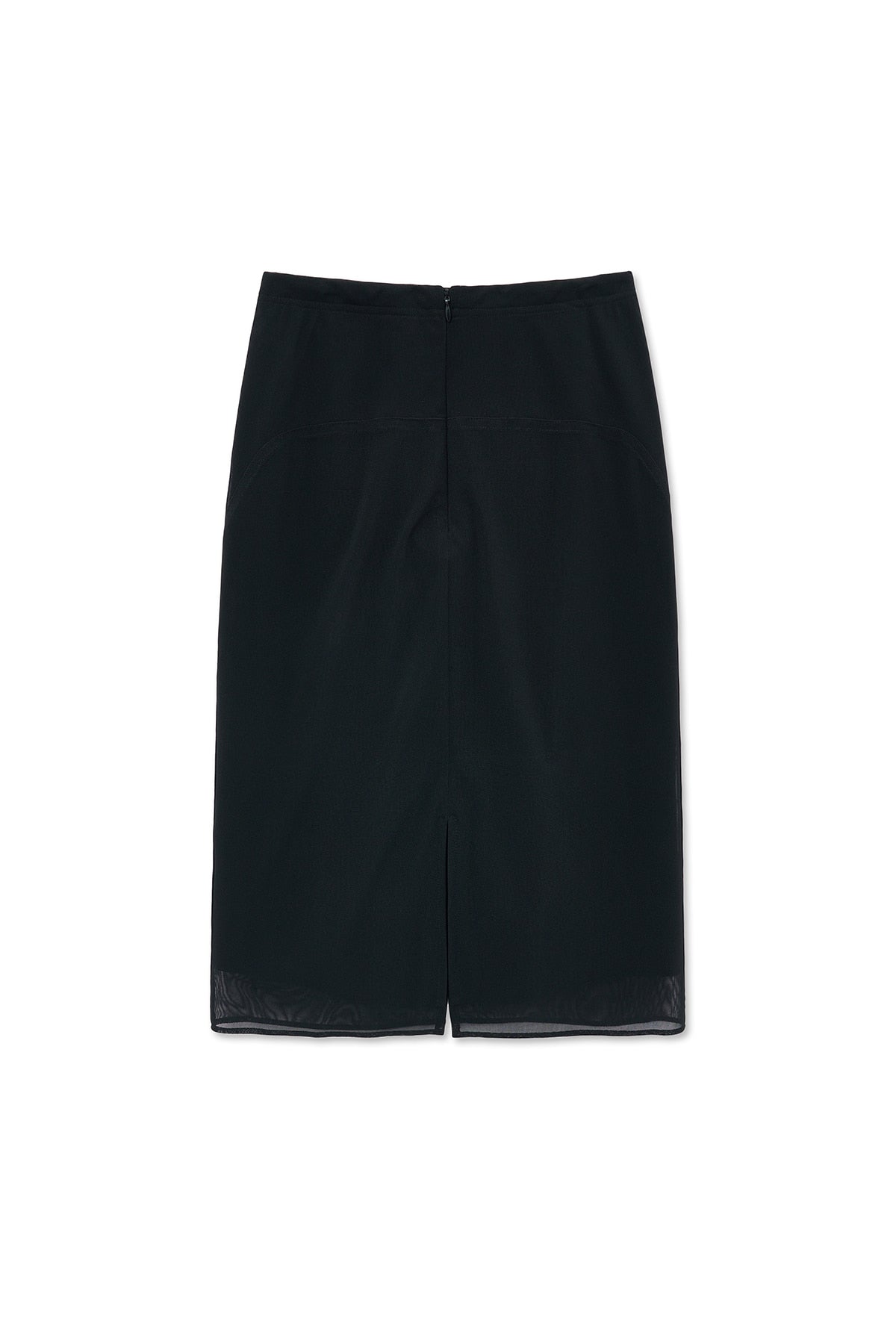 Matin Kim - Layered String Midi Skirt (Black) product image 2 | TRAB K-Fashion Australia