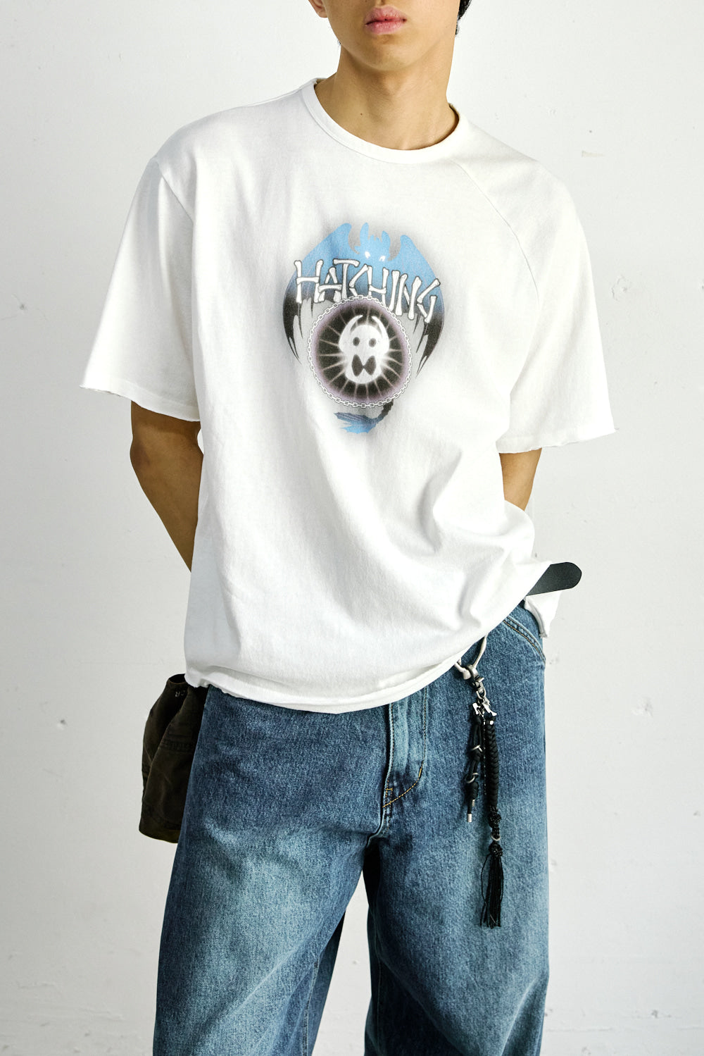 Hatchingroom - Hatching Dragon Tee (White) product image 10 | TRAB K-Fashion Australia
