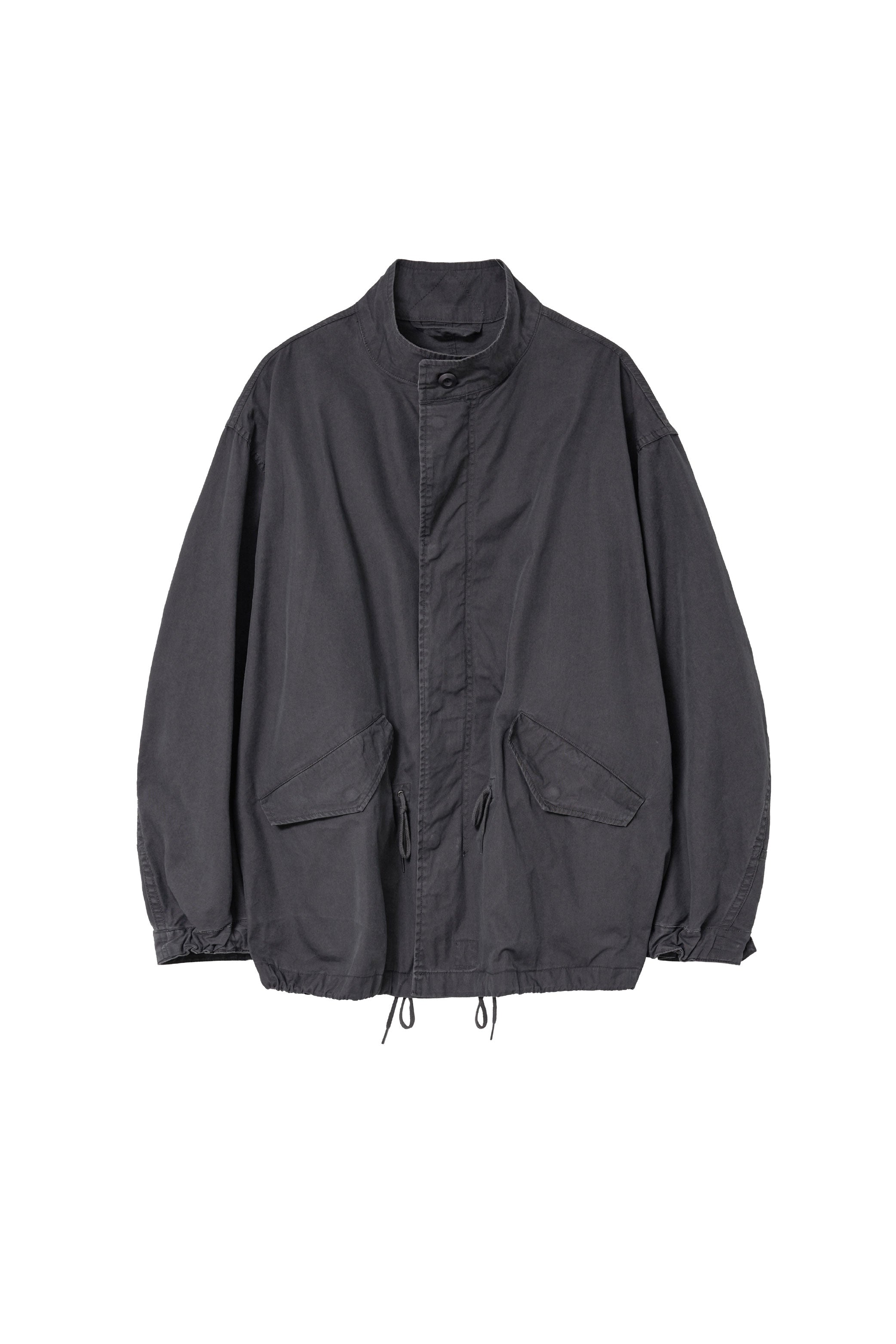 Hatchingroom - Short Mods Parka (Purple Black) product image 1 | TRAB K-Fashion Australia