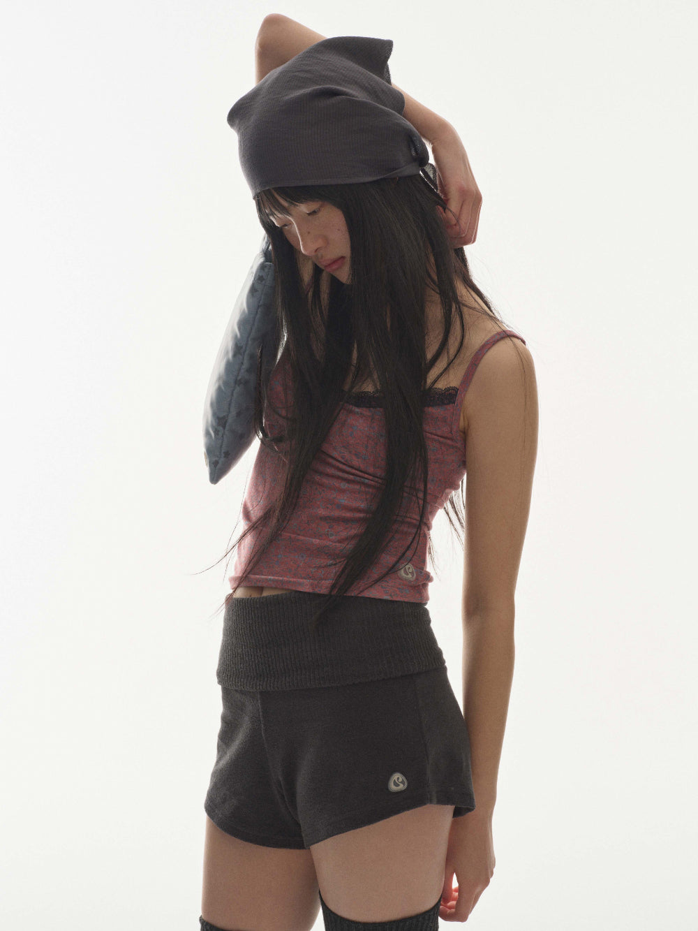 Coyseio - Cozy Shorts (Charcoal) product image 4 | TRAB K-Fashion Australia