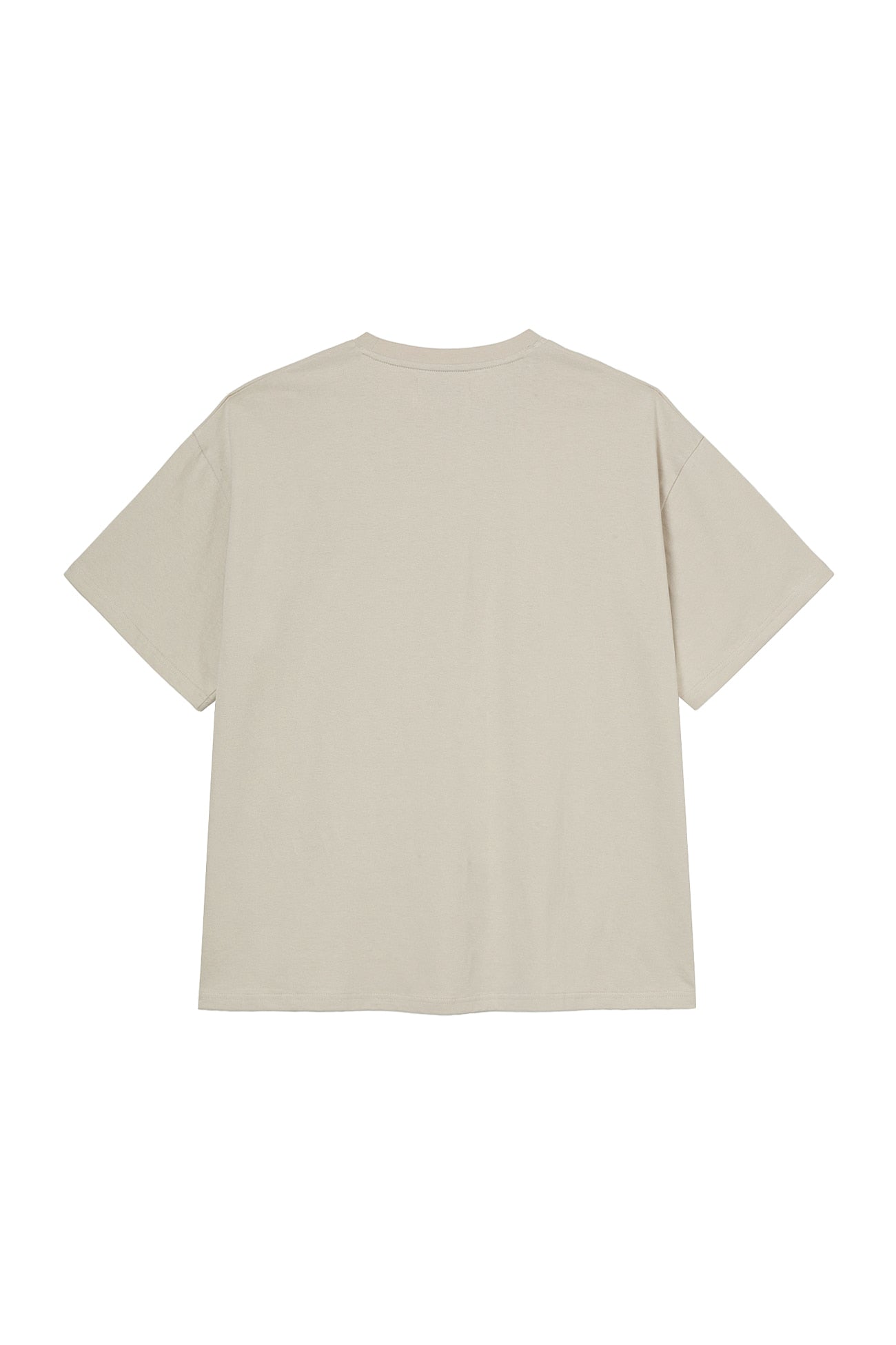 Deinet - Lettering T-Shirt (Beige) product image 2 | TRAB K-Fashion Australia