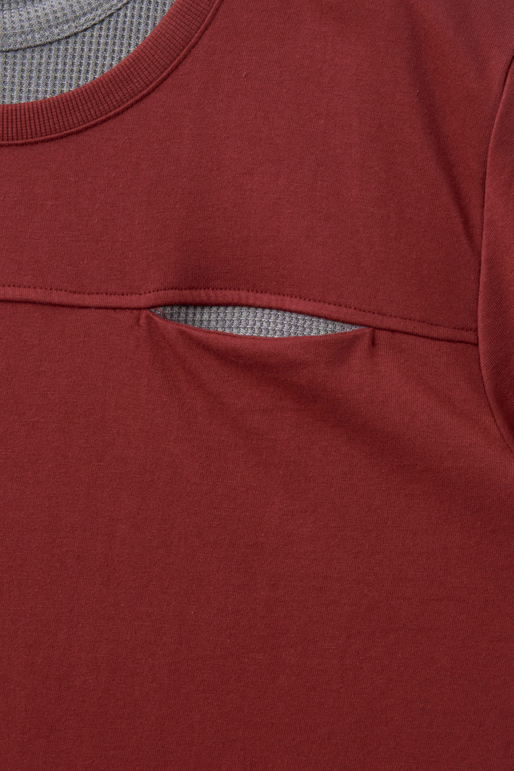 Hatchingroom - Double Neck Tee (Red) product image 5 | TRAB K-Fashion Australia