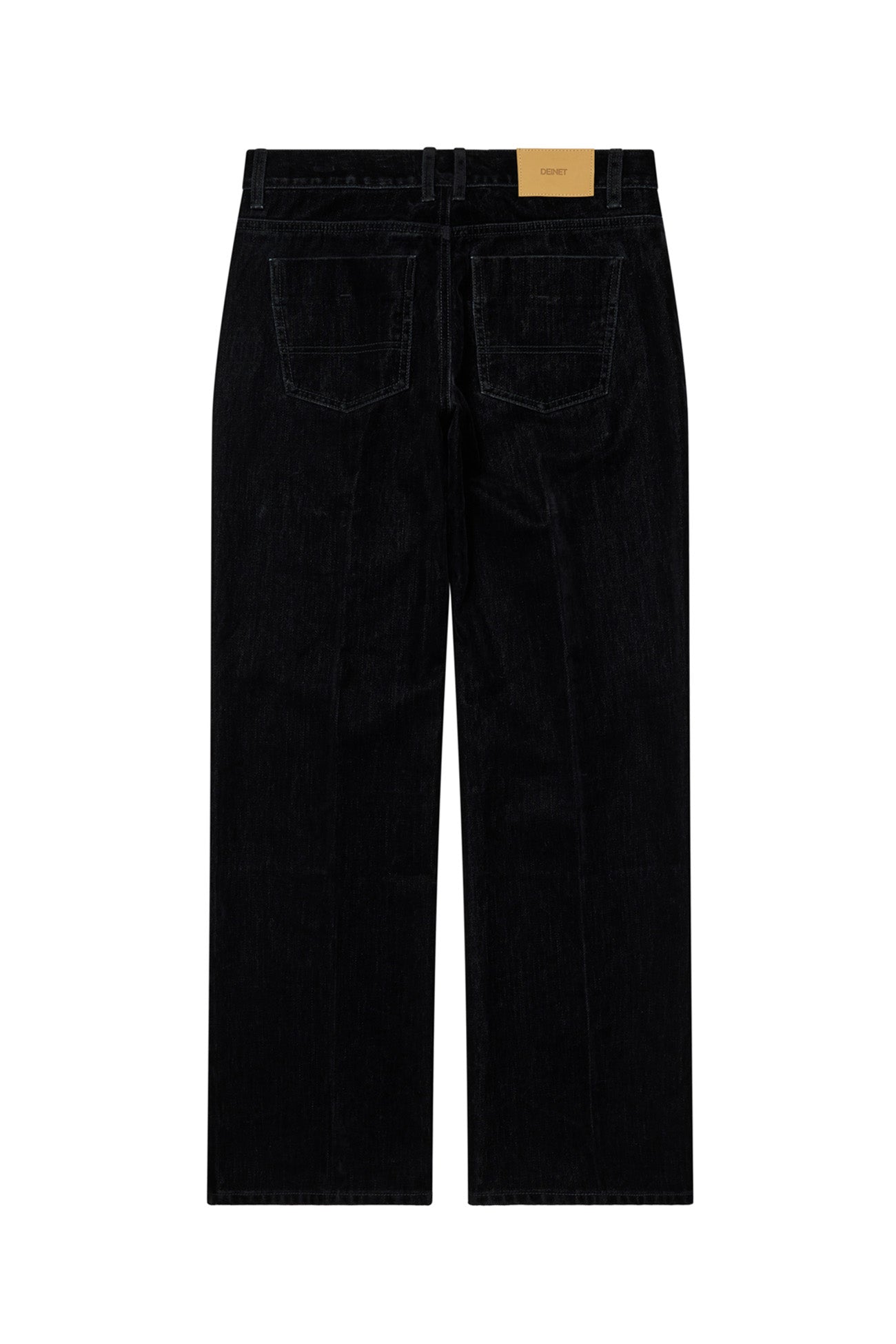 Deinet - Velvet Washed Boot Cut Denim Pants (Black) product image 11 | TRAB K-Fashion Australia