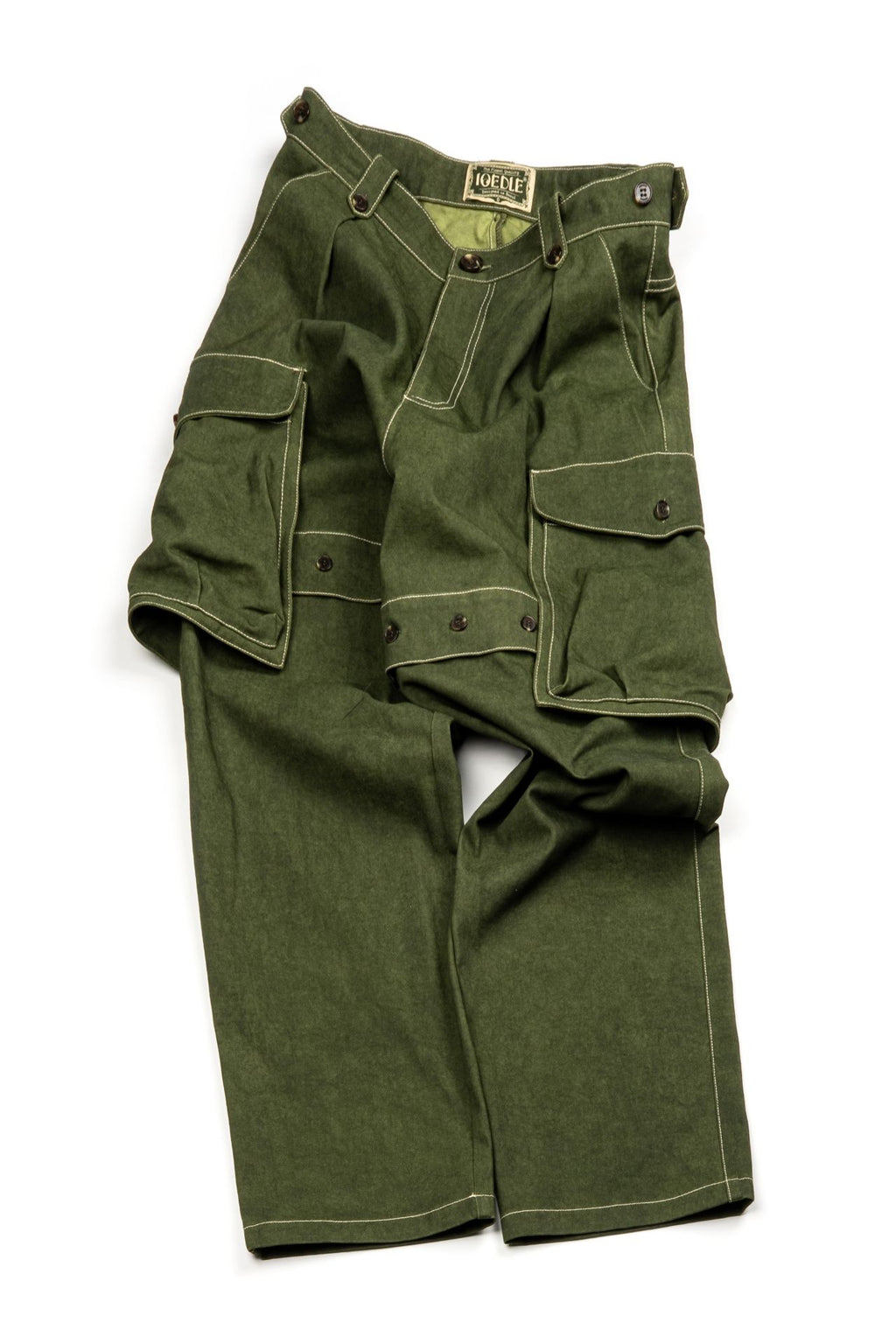 Ioedle - Assembled Cargo Pants With Screws Loosened (Green) product image 1 | TRAB K-Fashion Australia