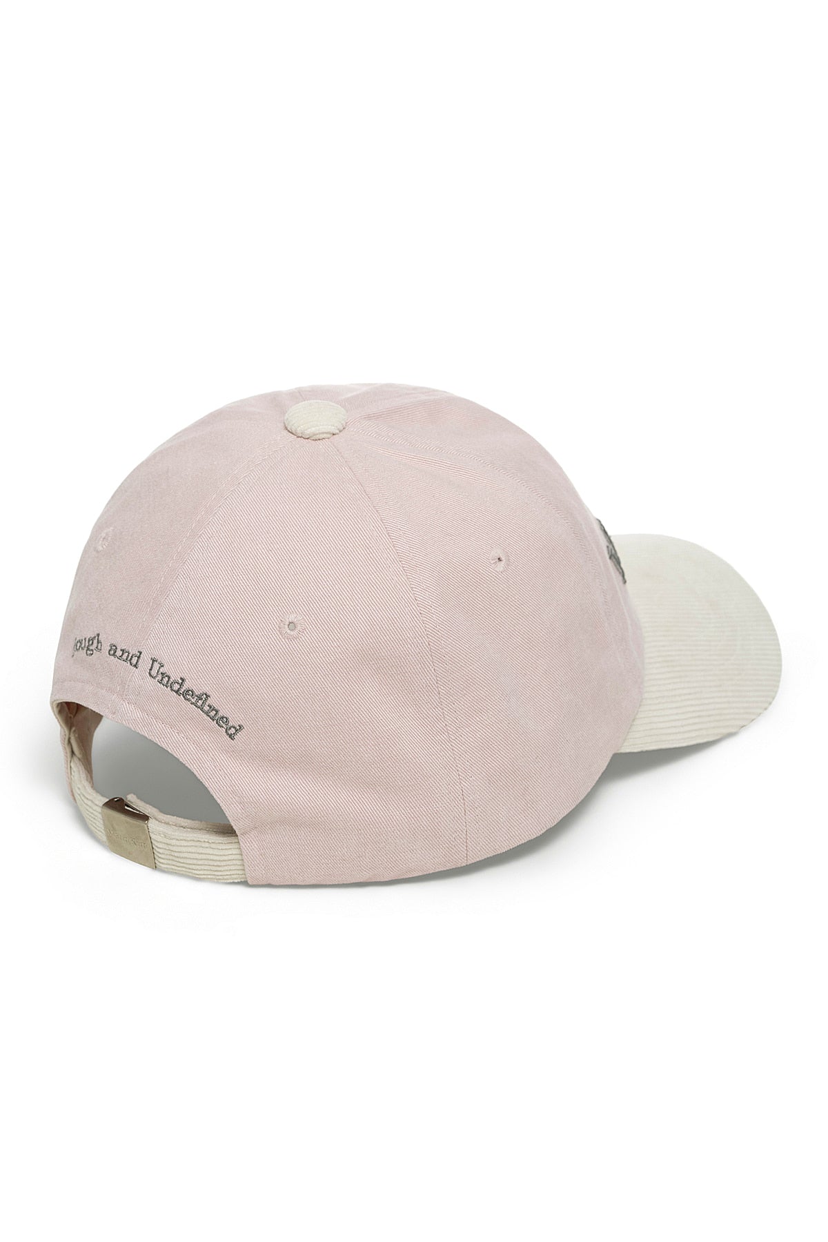 Matin Kim - Matin Classic Logo Corduroy Brim Ball Cap (Pink) product image 3 | TRAB K-Fashion Australia