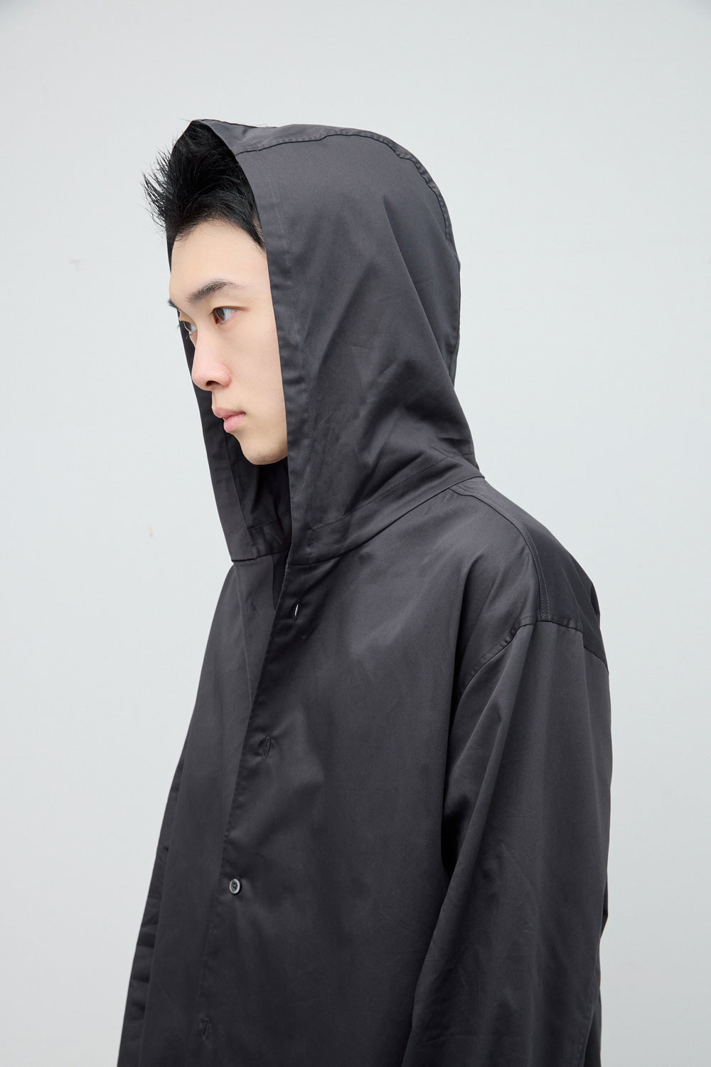 Hatchingroom - Hooded Shirt (Charcoal) product image 8 | TRAB K-Fashion Australia