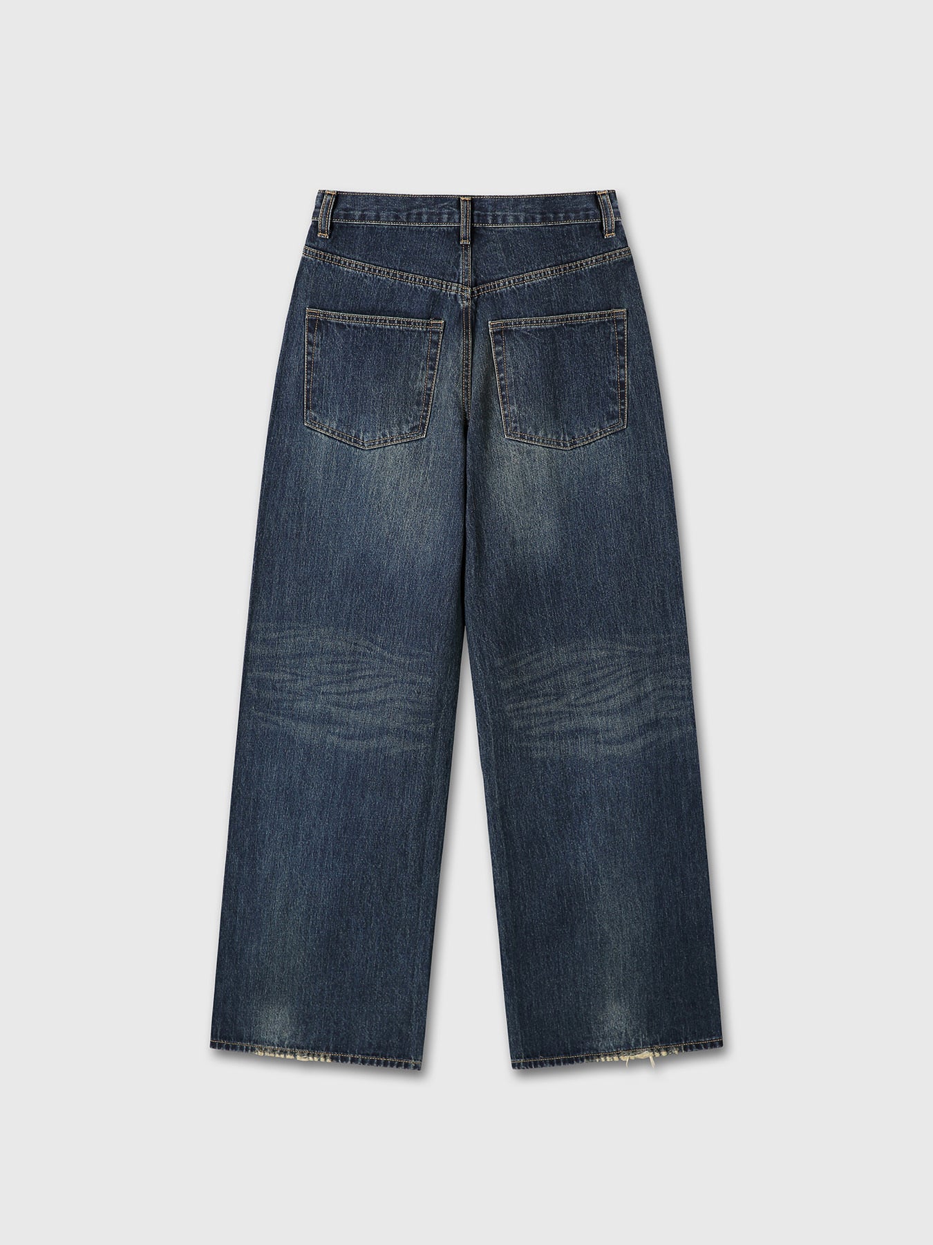 Tonywack - Oversized Wide-Leg Denim Jeans (Washed Mid Blue) product image 10 | TRAB K-Fashion Australia