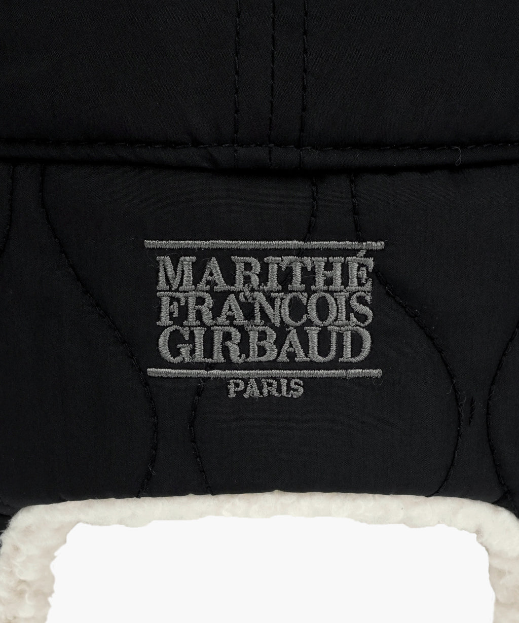 Marithe & Francois Girbaud - Quilted Earflap Cap (Black) product image 6 | TRAB K-Fashion Australia