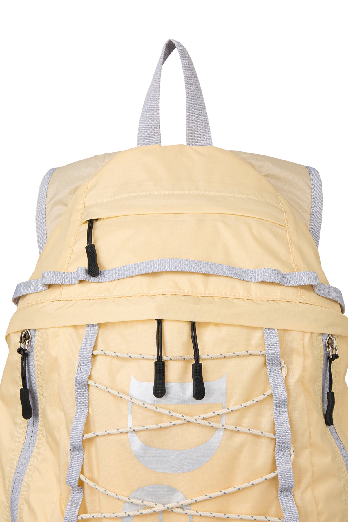 Deinet - Nylon Essential Logo Backpack (Light Yellow) product image 4 | TRAB K-Fashion Australia