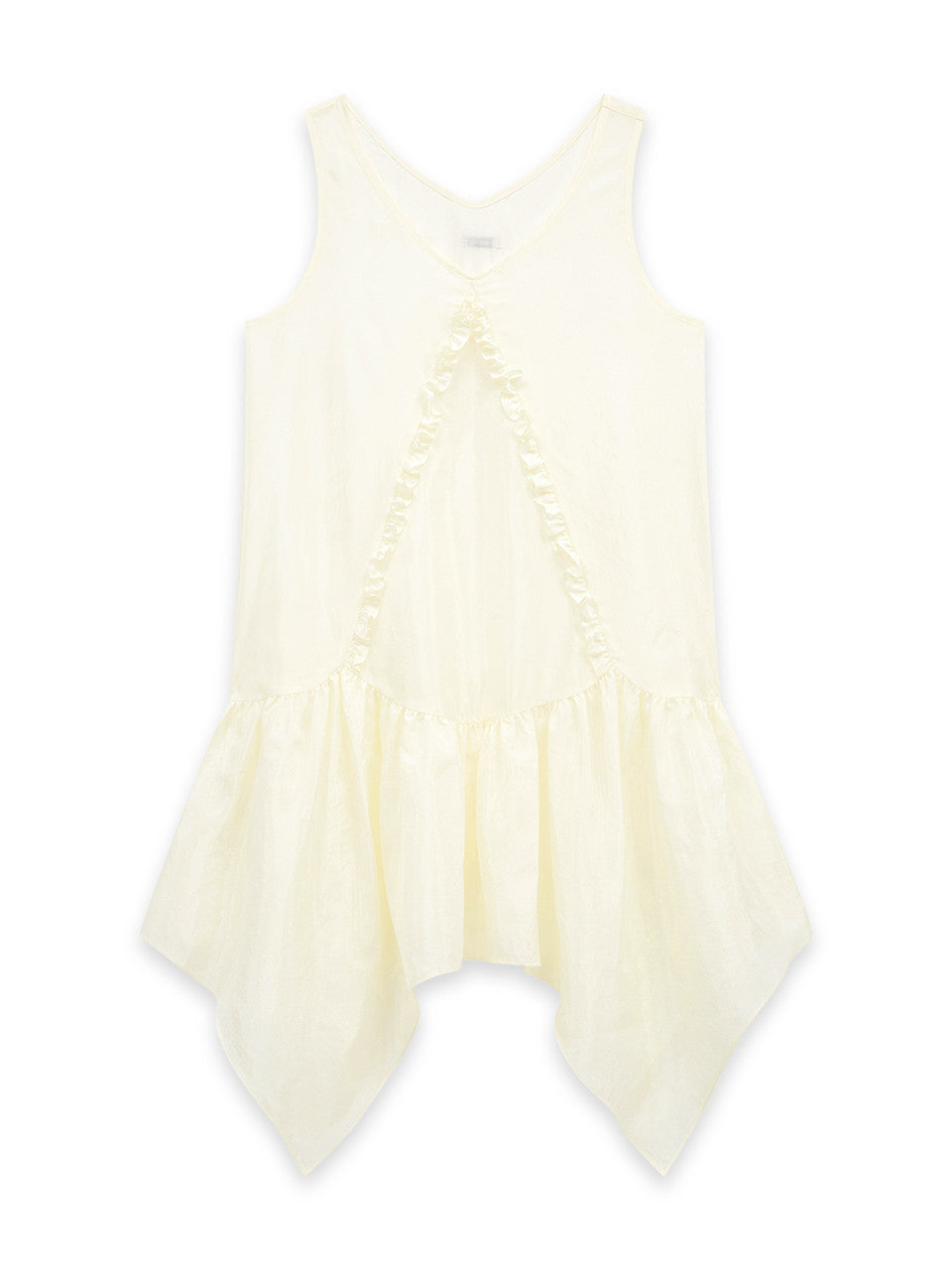 Margarin Fingers - Sheer Layered One-Piece (Cream) product image 2 | TRAB K-Fashion Australia