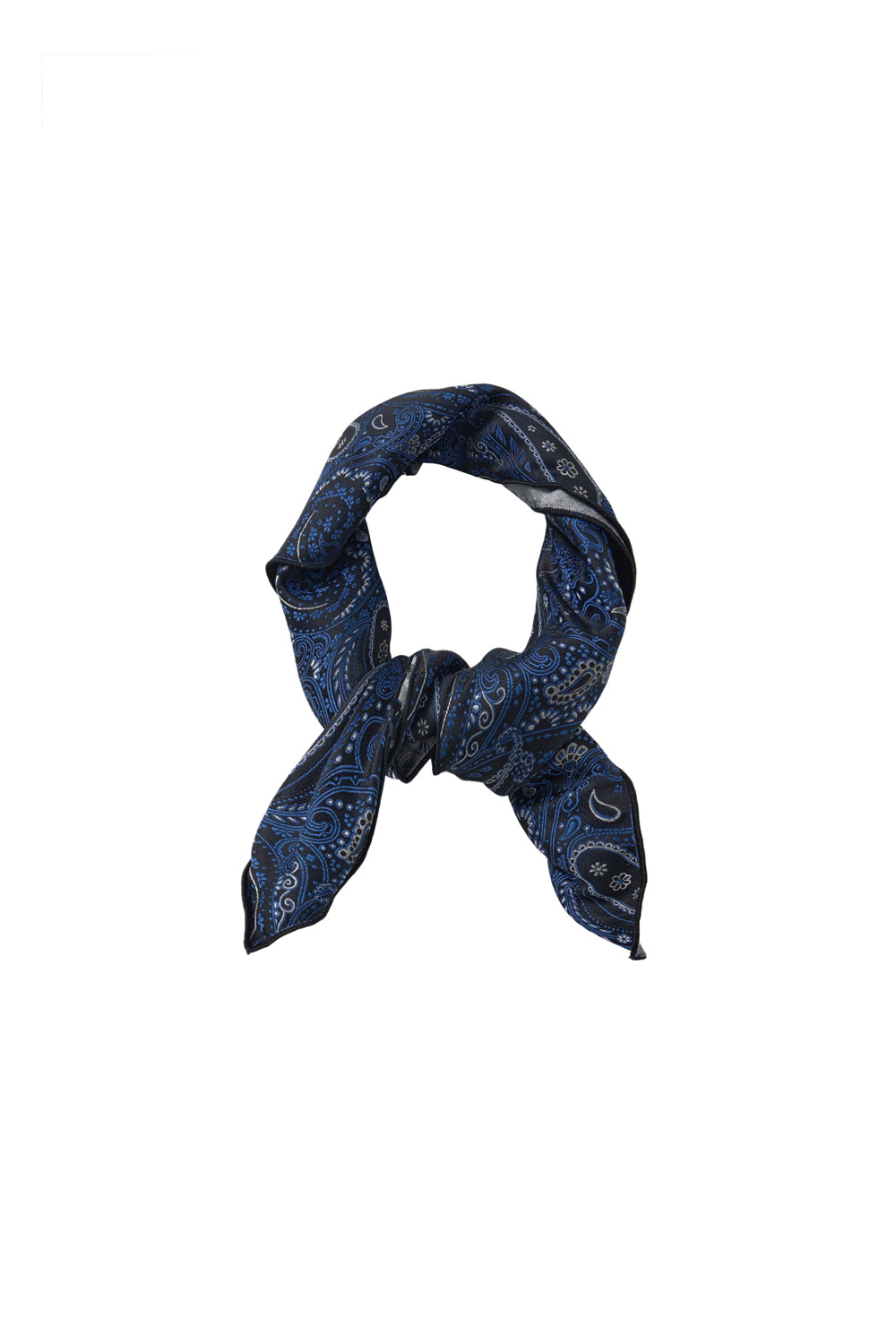 Hatchingroom - Paisley Bandana Scarf (Blue) product image 1 | TRAB K-Fashion Australia