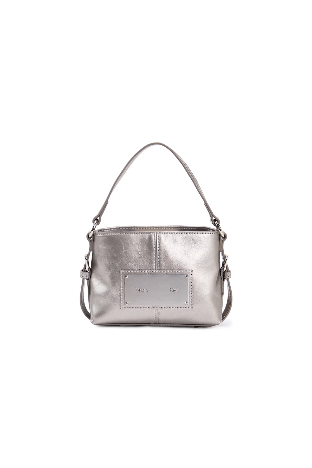 Matin Kim - Handle Mini Cross Bag (Dark Silver) product image 2 | TRAB K-Fashion Australia