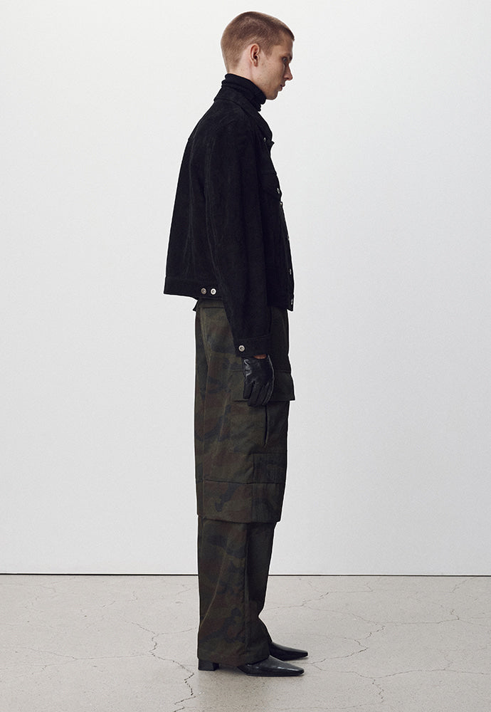 Tonywack - Camouflage Nylon Cargo Pants (Dark Olive) product image 6 | TRAB K-Fashion Australia
