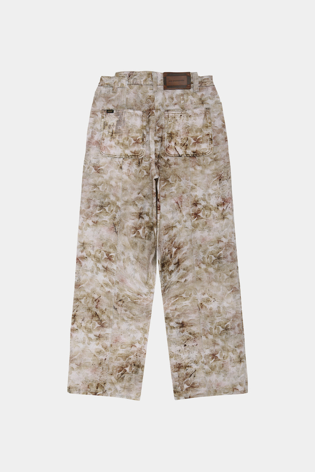 Andersson Bell - Flower Printed Wide-Leg Jeans (Beige) product image 9 | TRAB K-Fashion Australia