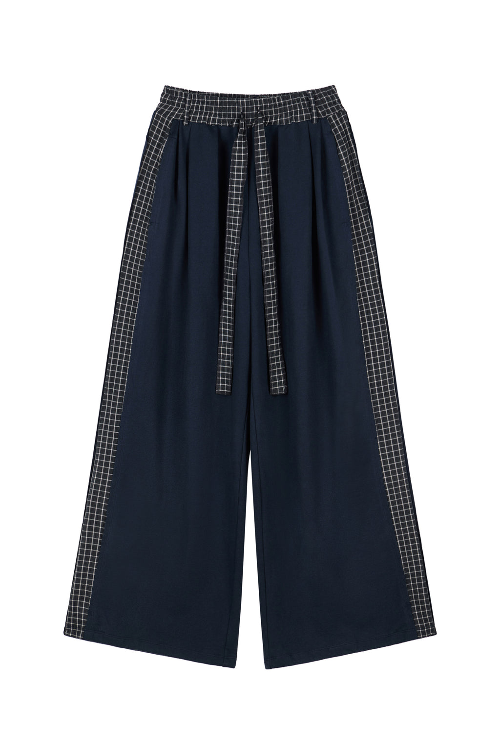 Deinet - Deinet Check Point Sweat Pants (Navy) product image 1 | TRAB K-Fashion Australia