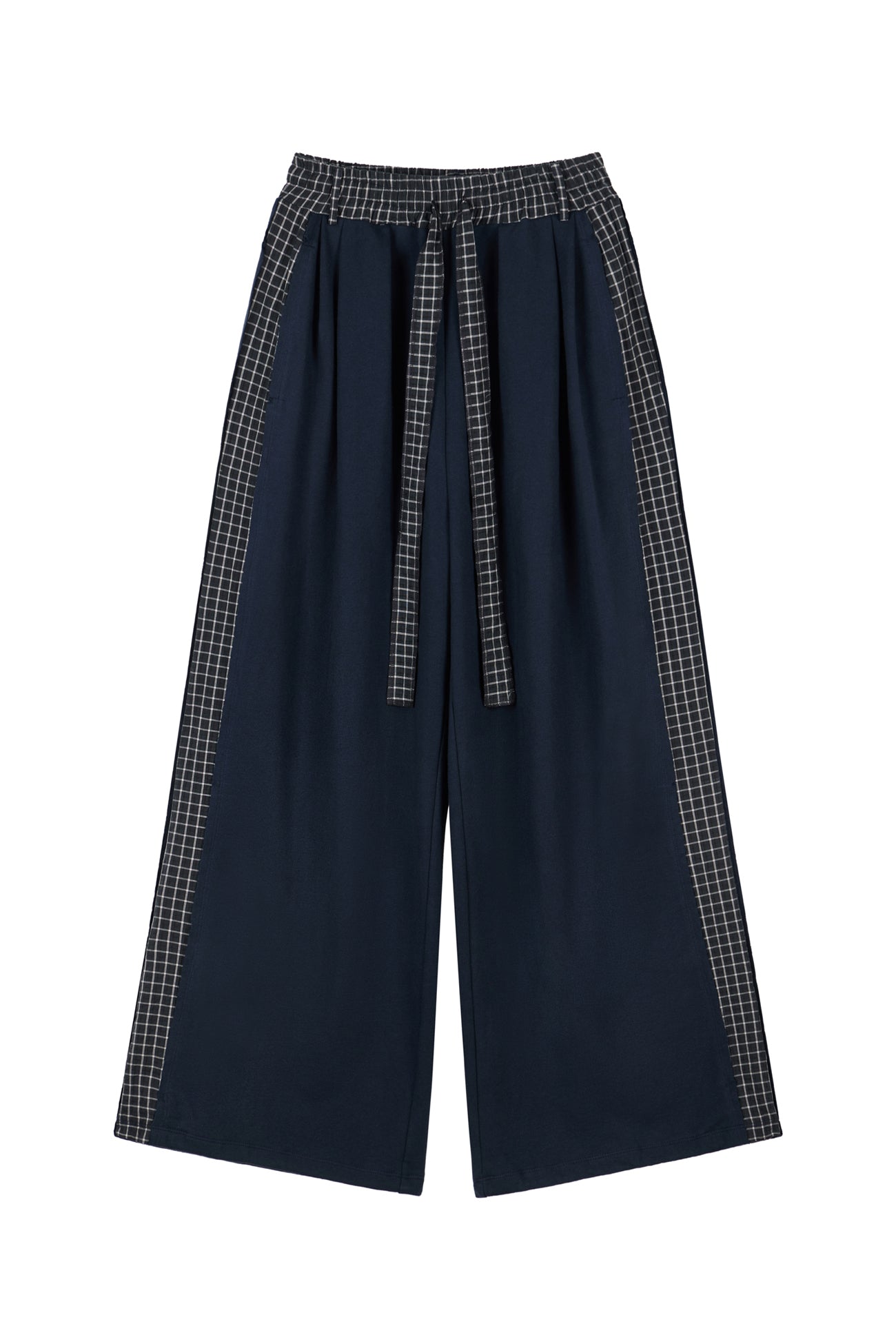 Deinet - Deinet Check Point Sweat Pants (Navy) product image 1 | TRAB K-Fashion Australia