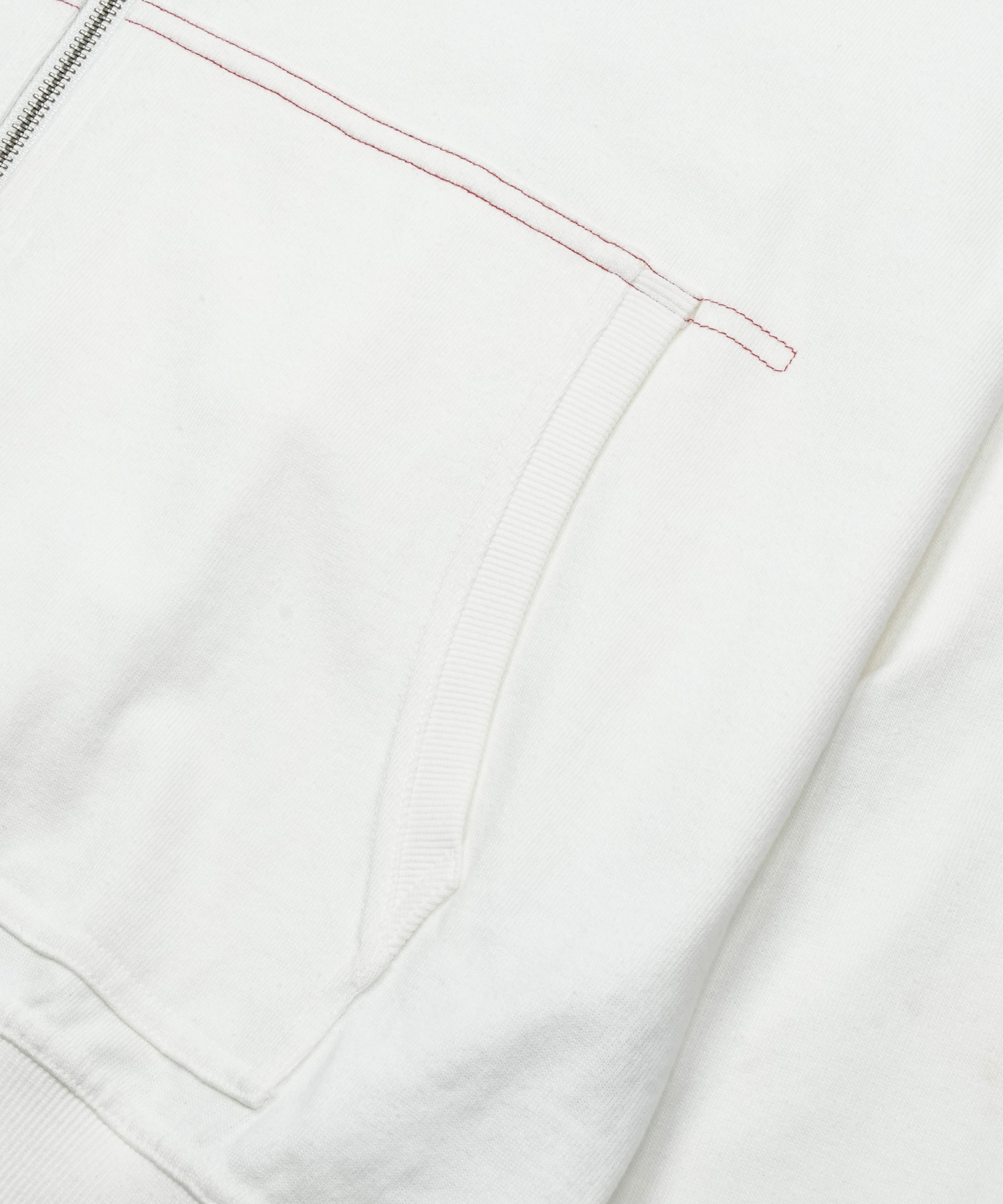 San San Gear - Washed Hoodie Zip-Up (Ivory) product image 7 | TRAB K-Fashion Australia