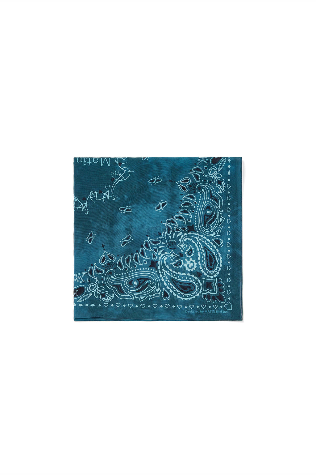 Matin Kim - Matin Vintage Printed Bandana (Navy) product image 5 | TRAB K-Fashion Australia