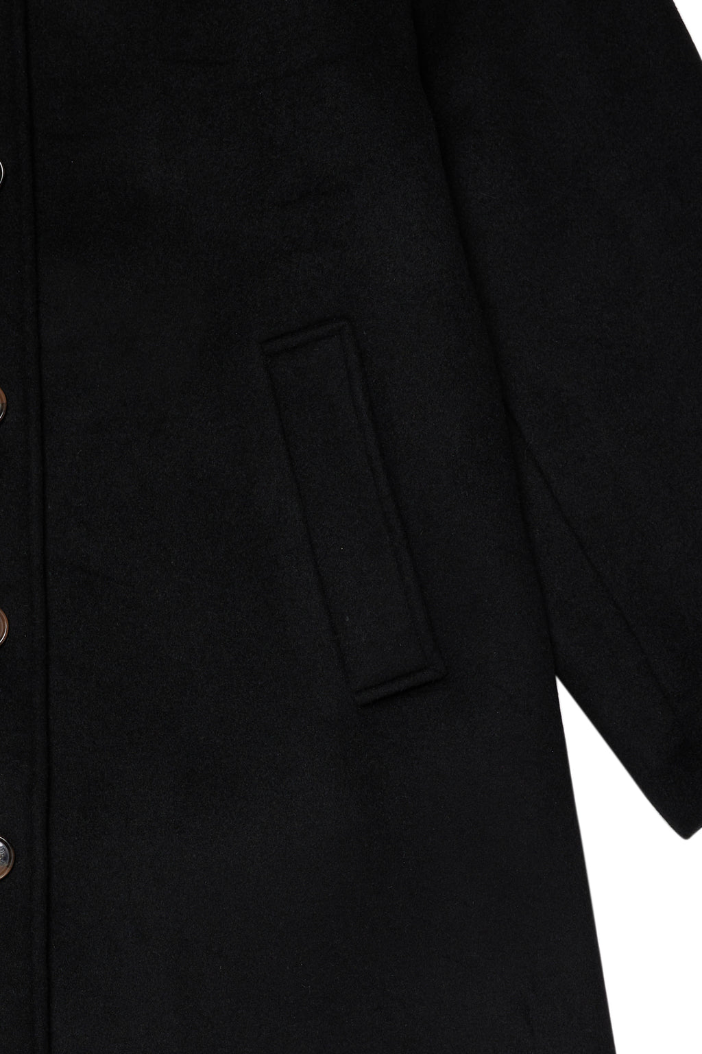 Deinet - Cashmere Blend Overfit Long Coat (Black) product image 6 | TRAB K-Fashion Australia