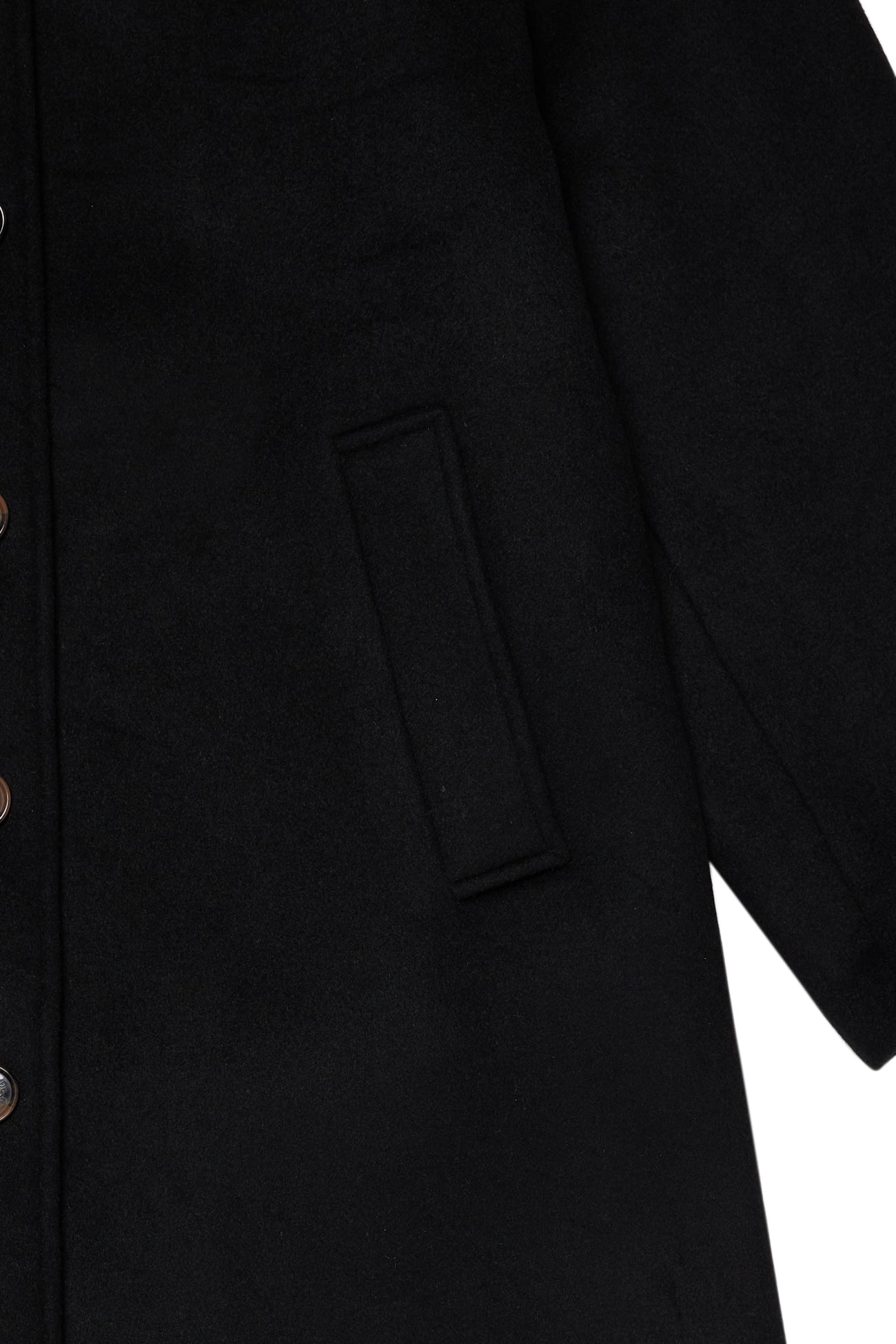 Deinet - Cashmere Blend Overfit Long Coat (Black) product image 6 | TRAB K-Fashion Australia