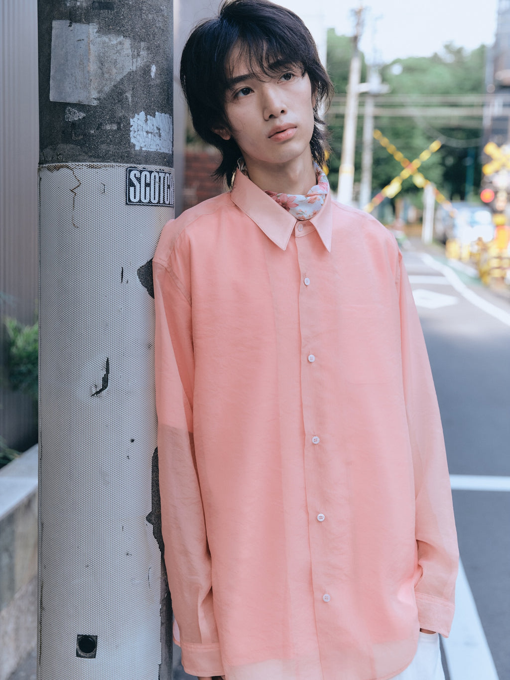Stu - Sheer Shirt (Pink) product image 11 | TRAB K-Fashion Australia