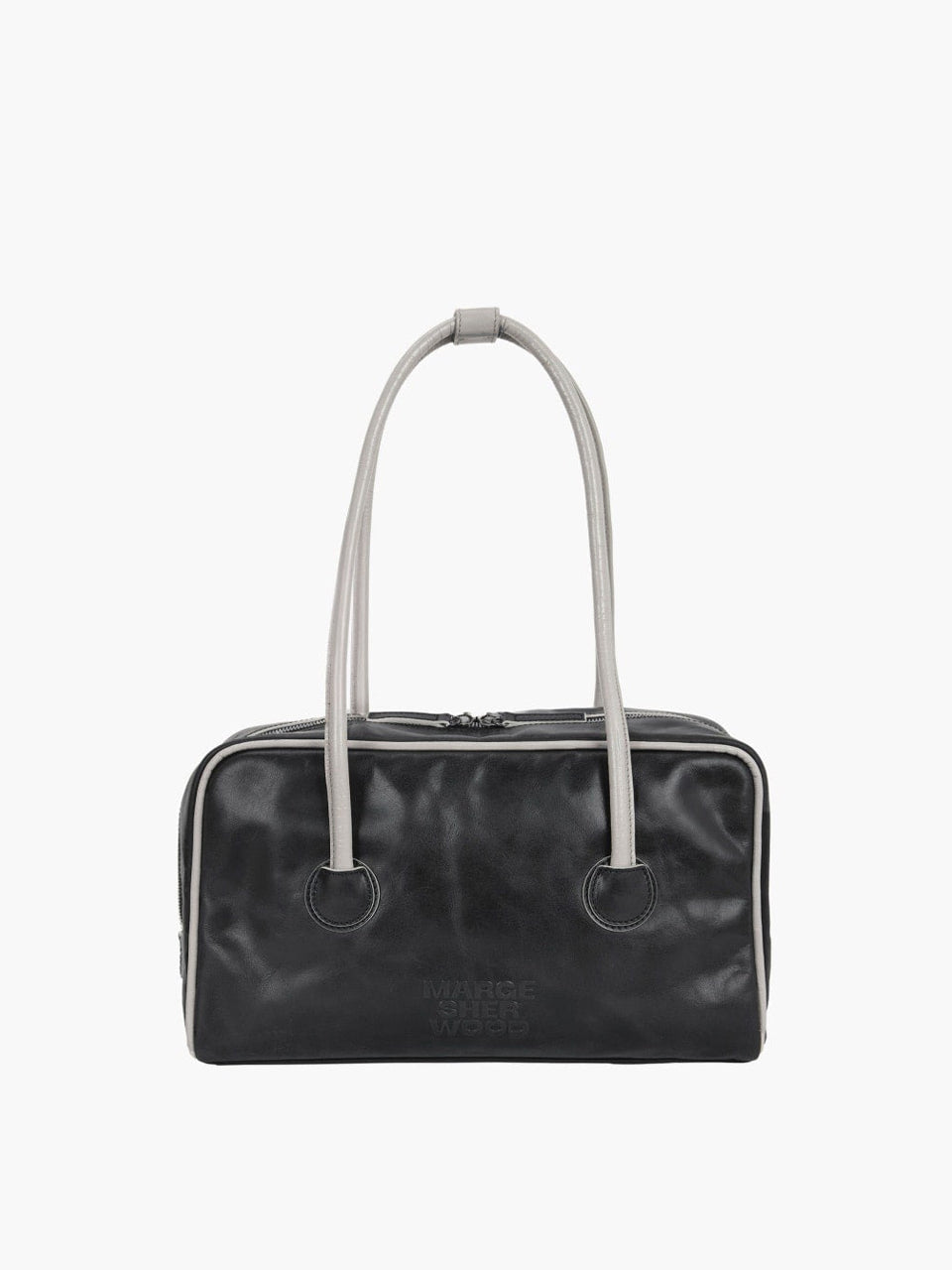 Marge Sherwood - Soft Boston Piping (Black Pull-Up+Light Grey Crinkle) product image 4 | TRAB K-Fashion Australia