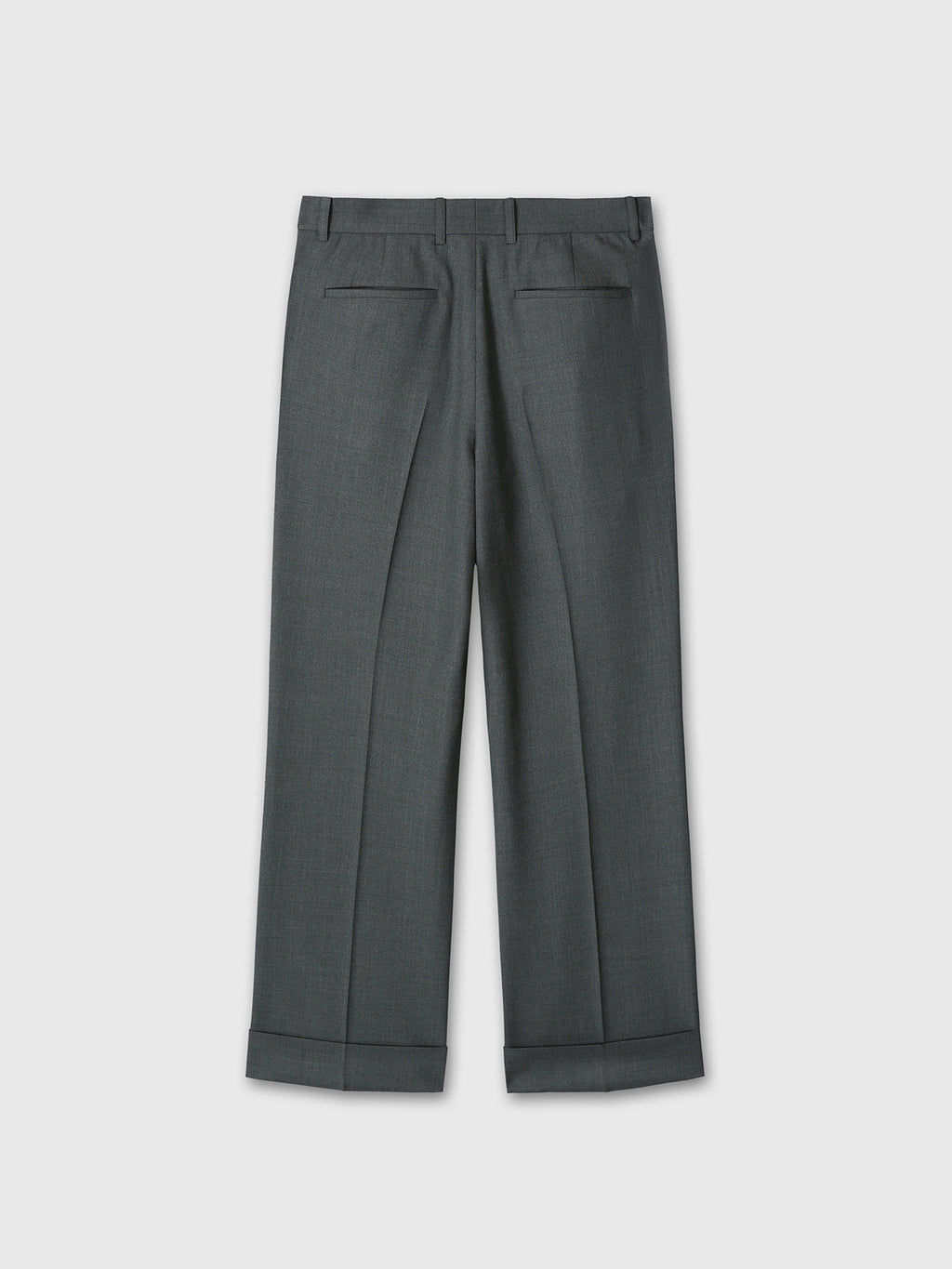 Tonywack - Wool Cuffed Trousers (Moss Grey) product image 11 | TRAB K-Fashion Australia