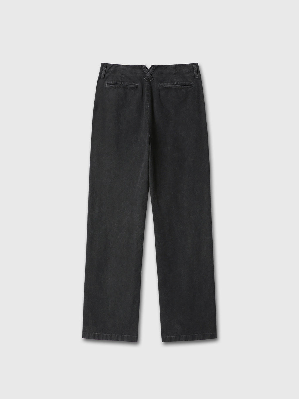 Tonywack - Garment Dyed Cotton Straight Pants (Faded Black) product image 11 | TRAB K-Fashion Australia