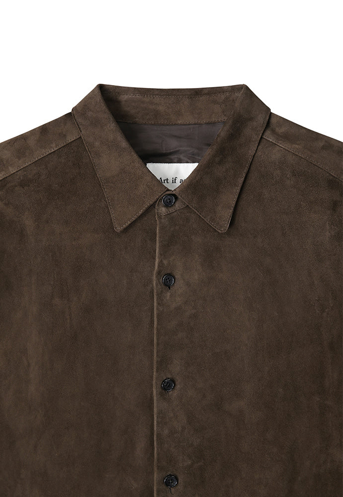 Art if acts - Goat Suede Shirt (Whiskey) product image 7 | TRAB K-Fashion Australia