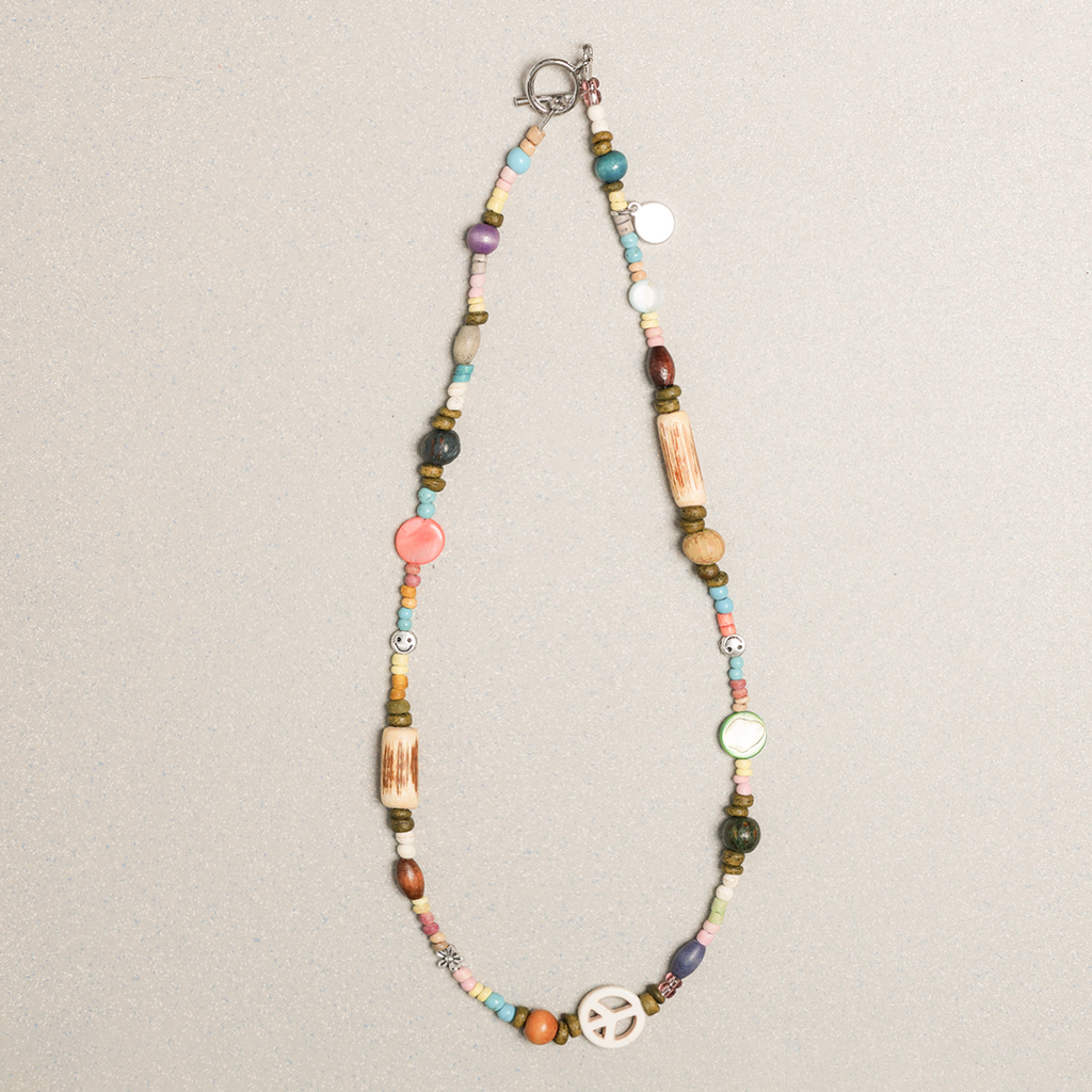 Towtow Archive - Peace Mark Symbol Necklace (OC) product image 2 | TRAB K-Fashion Australia