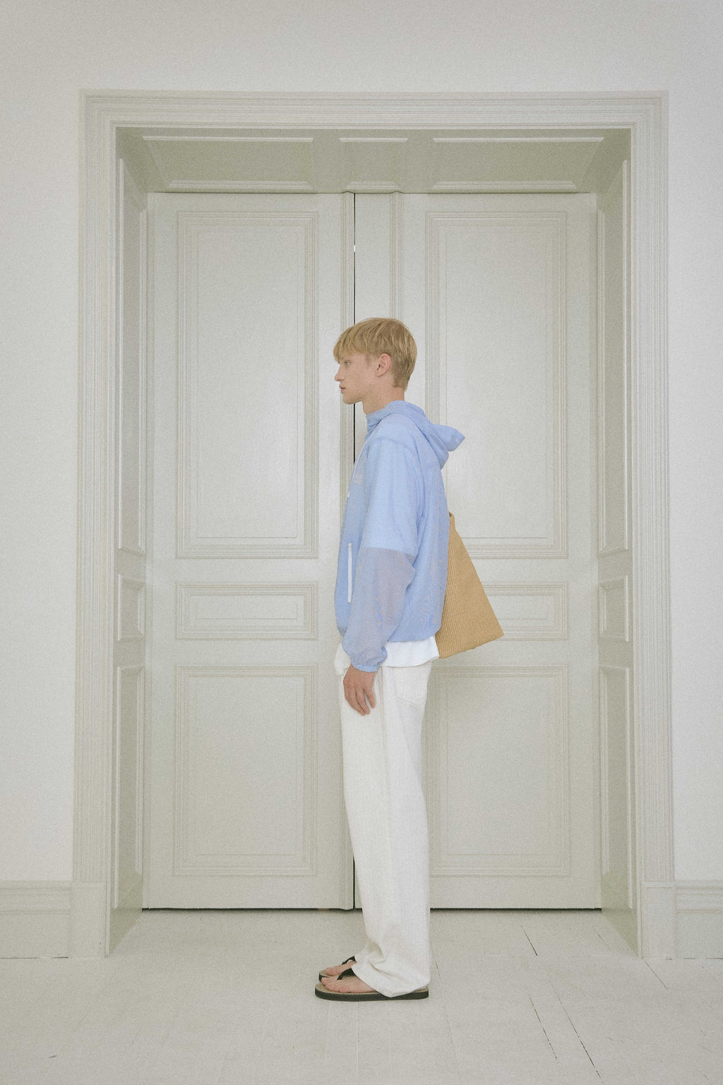 Stu - Stripe Windbreaker (Blue) product image 3 | TRAB K-Fashion Australia