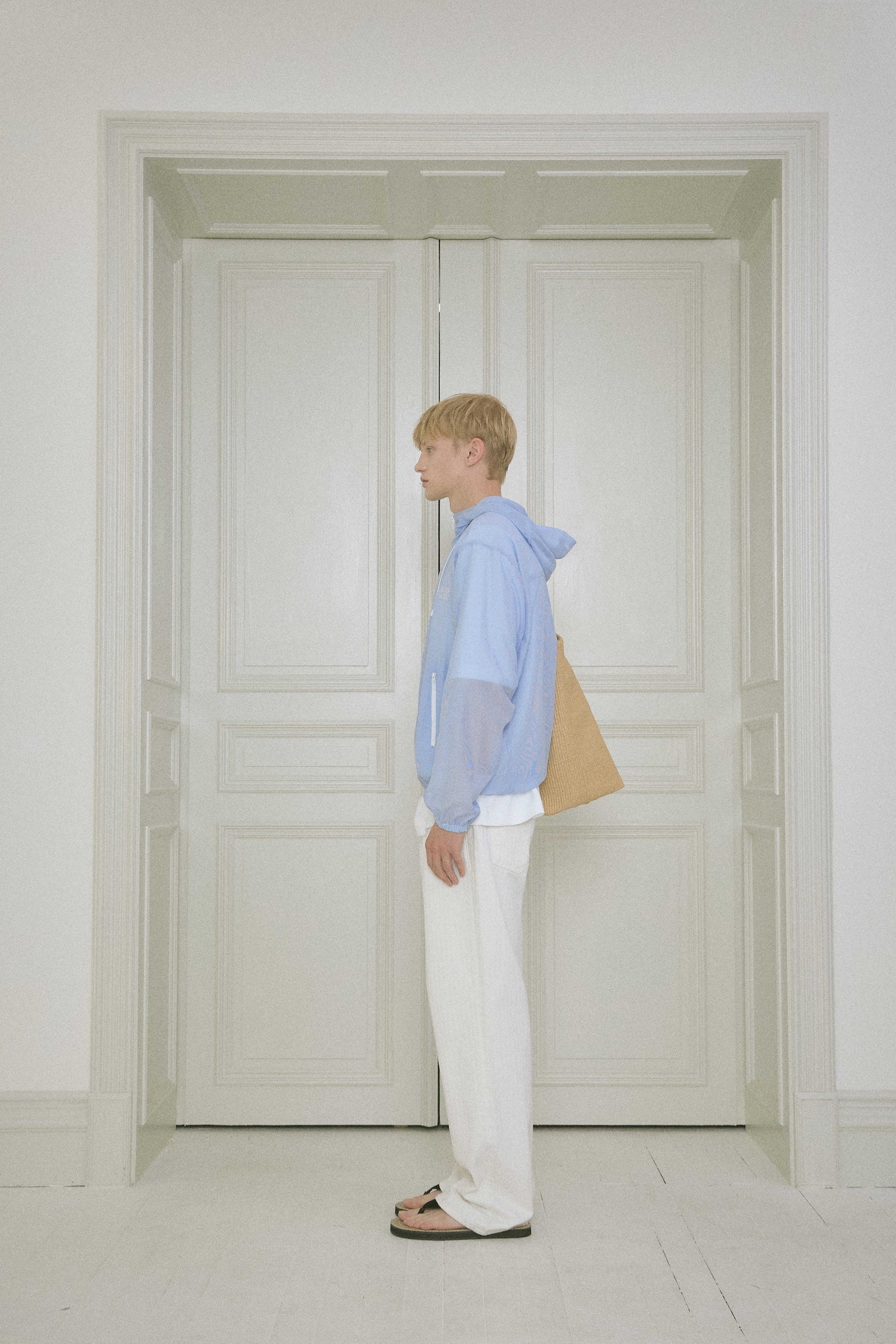 Stu - Stripe Windbreaker (Blue) product image 3 | TRAB K-Fashion Australia