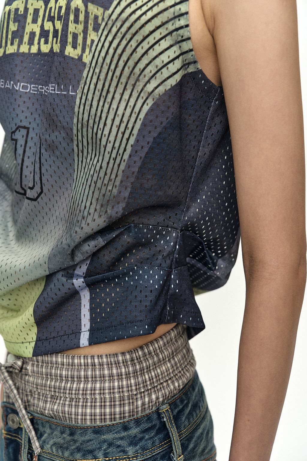 Andersson Bell - Racing Reworked Sleeveless (Green/Black) product image 7 | TRAB K-Fashion Australia