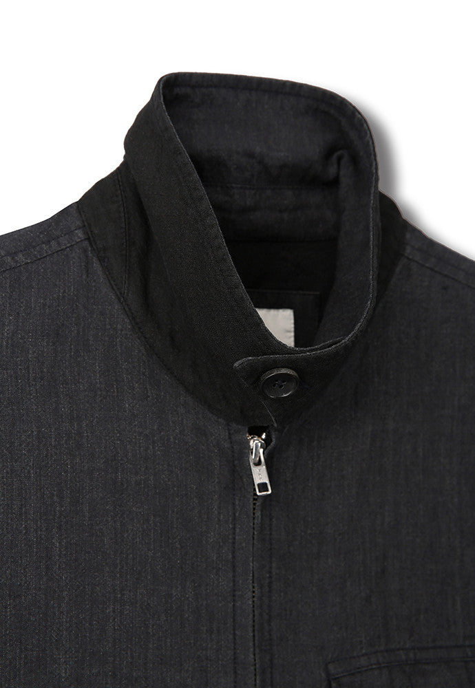 Art if acts - Linen Pocket Blouson (Black) product image 9 | TRAB K-Fashion Australia