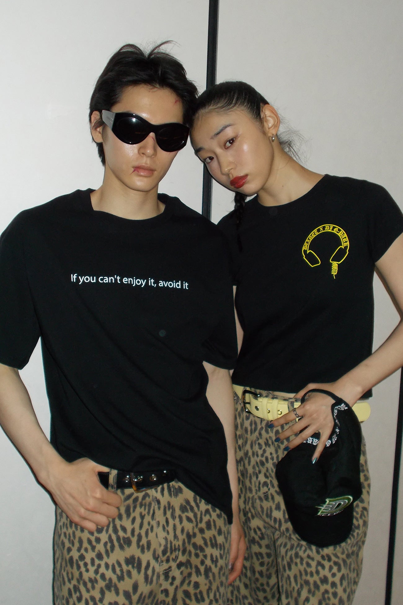 Deinet - If You Can't Enjoy It, Avoid It T-Shirt (Black) product image 1 | TRAB K-Fashion Australia