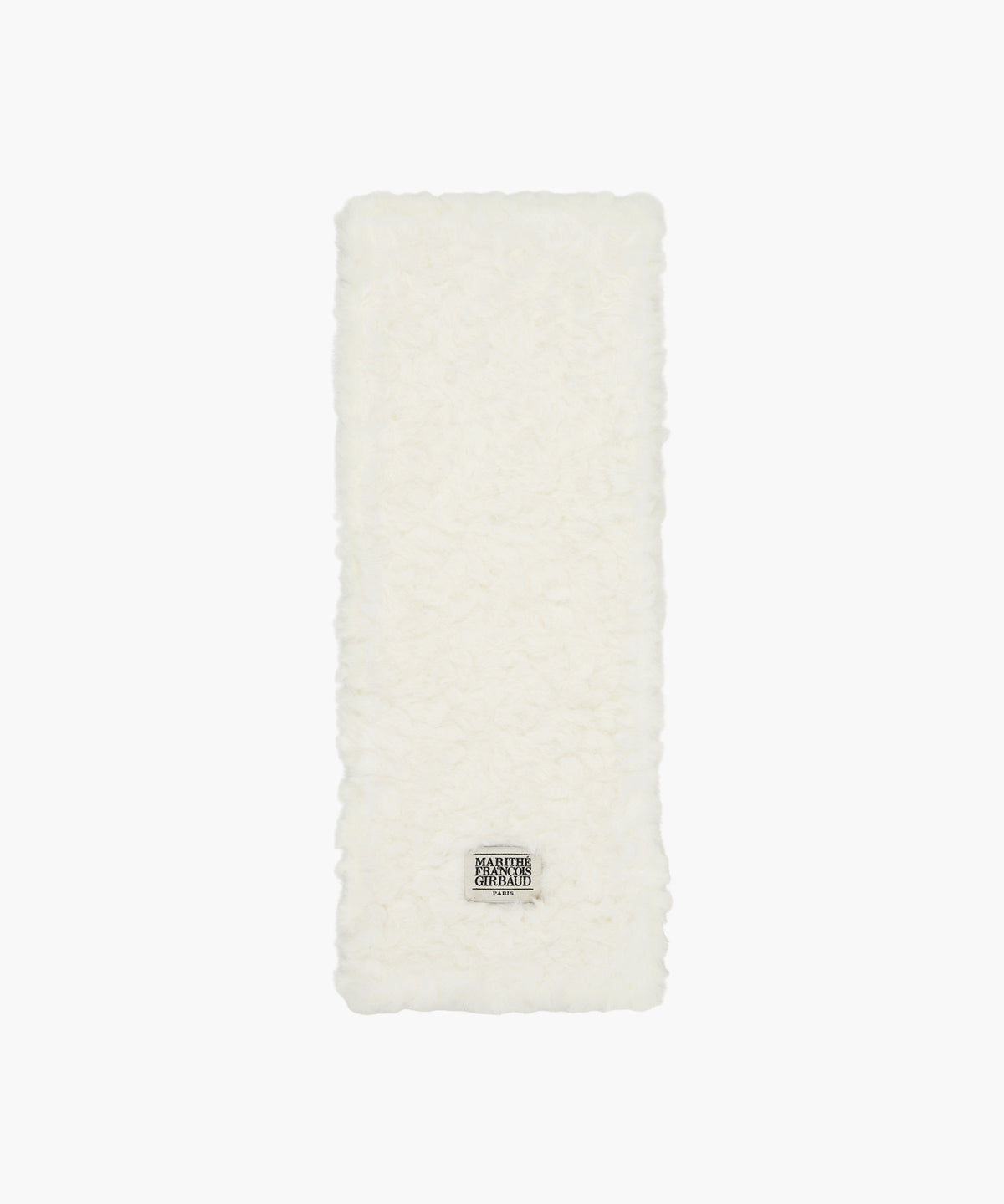 Marithe & Francois Girbaud - Classic Logo Fur Muffler (Ivory) product image 2 | TRAB K-Fashion Australia