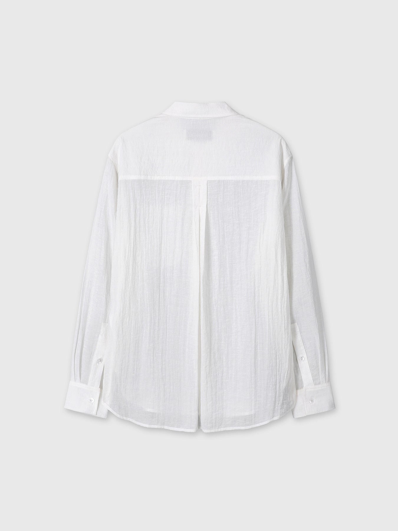 Tonywack - Linen Relaxed Fit Shirt (Off White) product image 8 | TRAB K-Fashion Australia