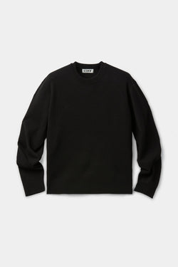 Coor - Merino Wool Crewneck Sweater (Black) product image 1 | TRAB K-Fashion Australia