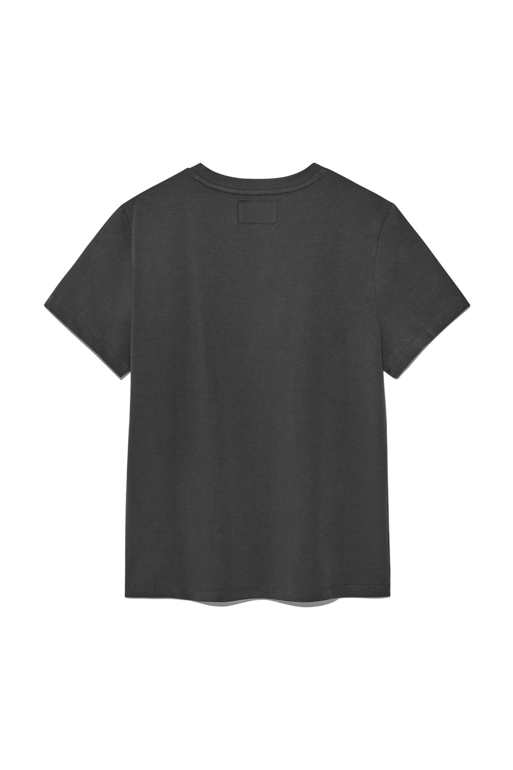 Matin Kim - Applique Logo Patch Top (Charcoal) product image 2 | TRAB K-Fashion Australia