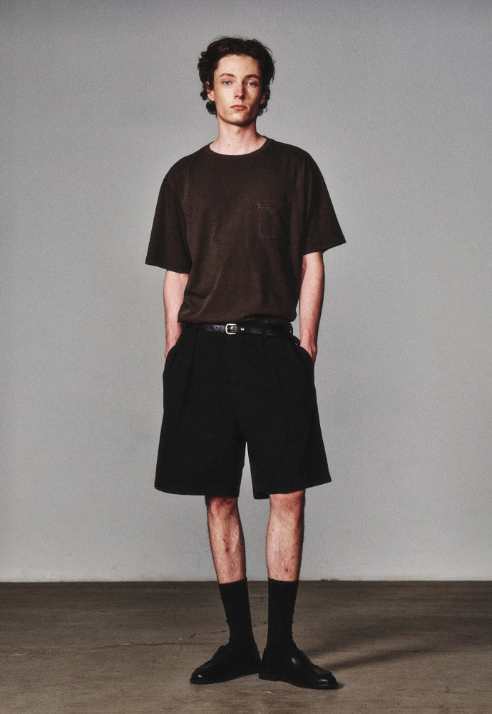 Art if acts - Washed Chino Shorts (Faded Black) product image 1 | TRAB K-Fashion Australia