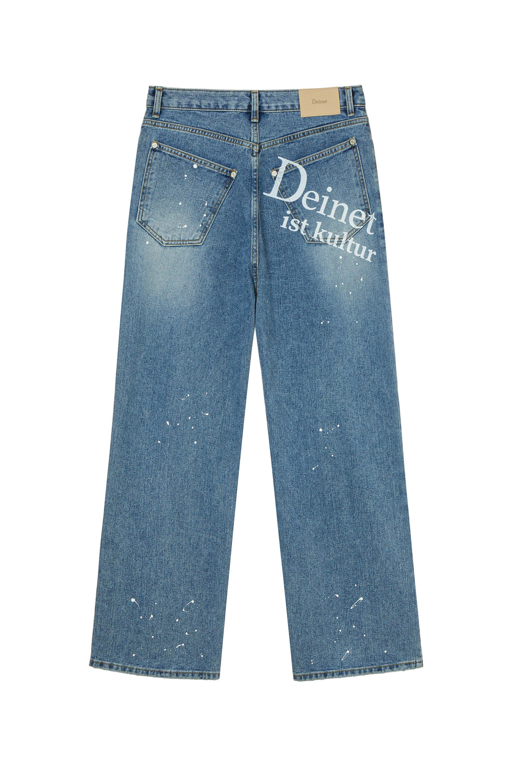 Deinet - Painted Logo Point Jeans (Blue) product image 13 | TRAB K-Fashion Australia
