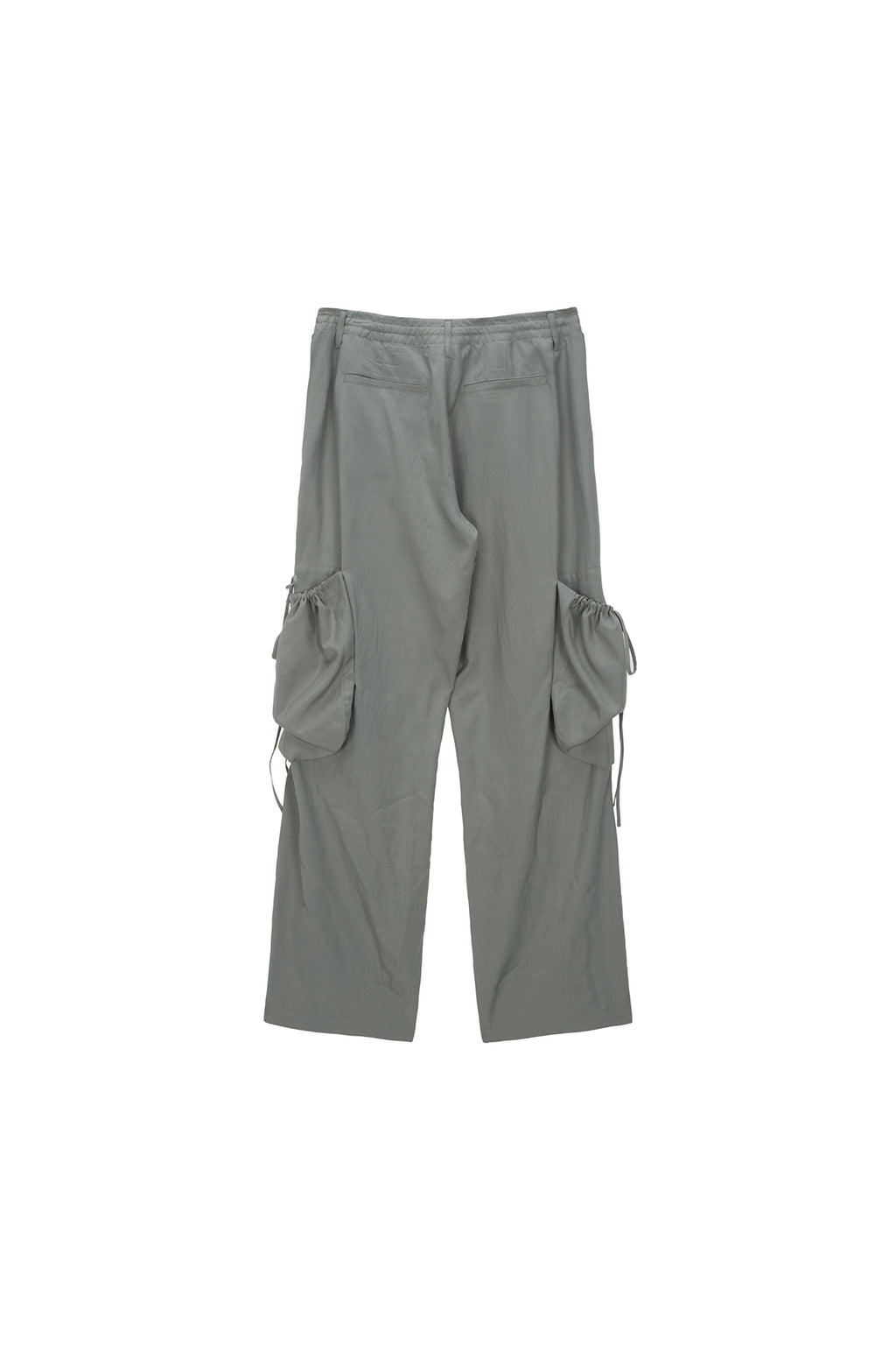 Matin Kim - String Point Big Pocket Cargo Pants (Light Khaki) product image 2 | TRAB K-Fashion Australia