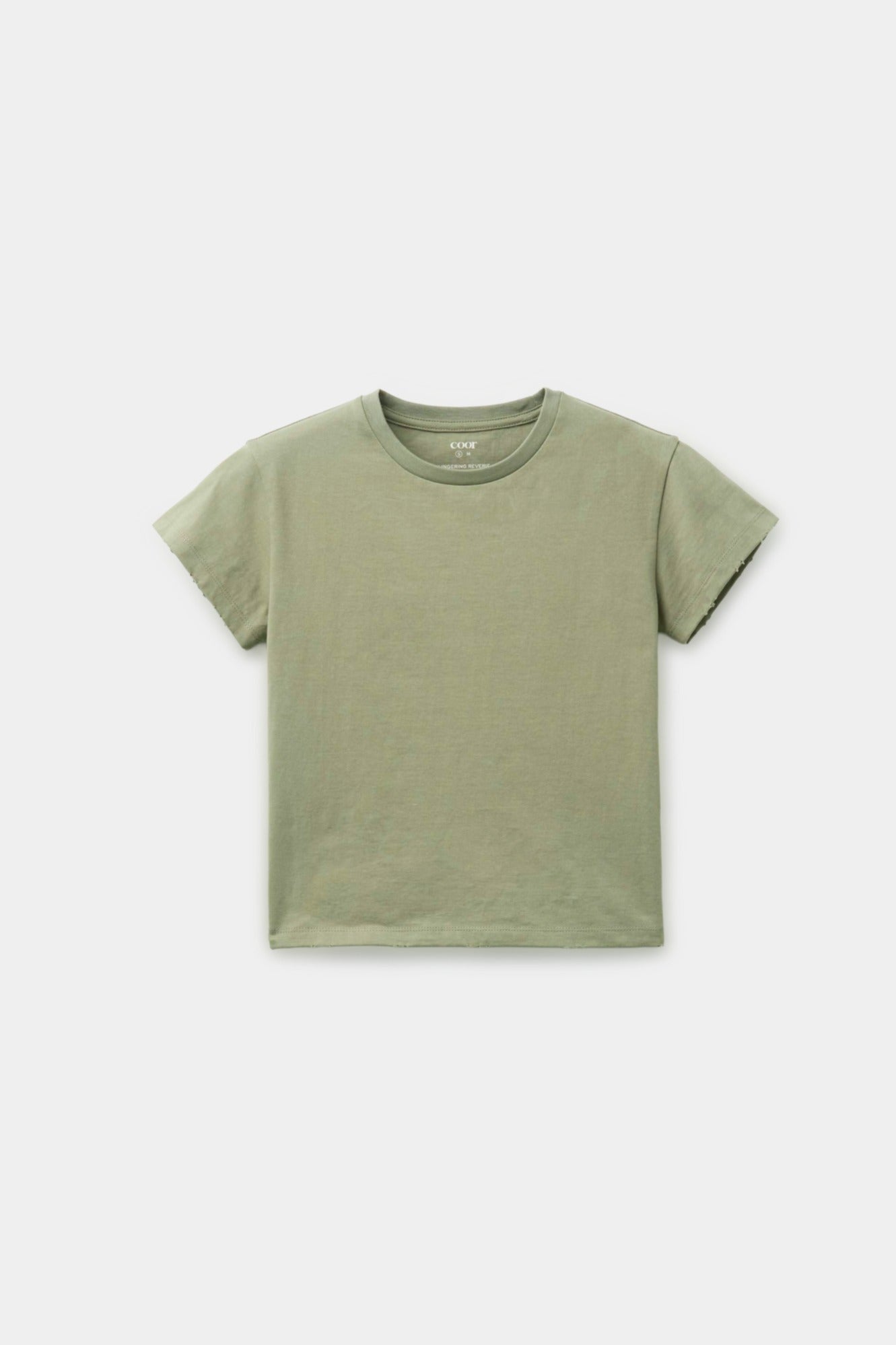 Coor - Damages Point T-Shirt (Khaki) product image 1 | TRAB K-Fashion Australia
