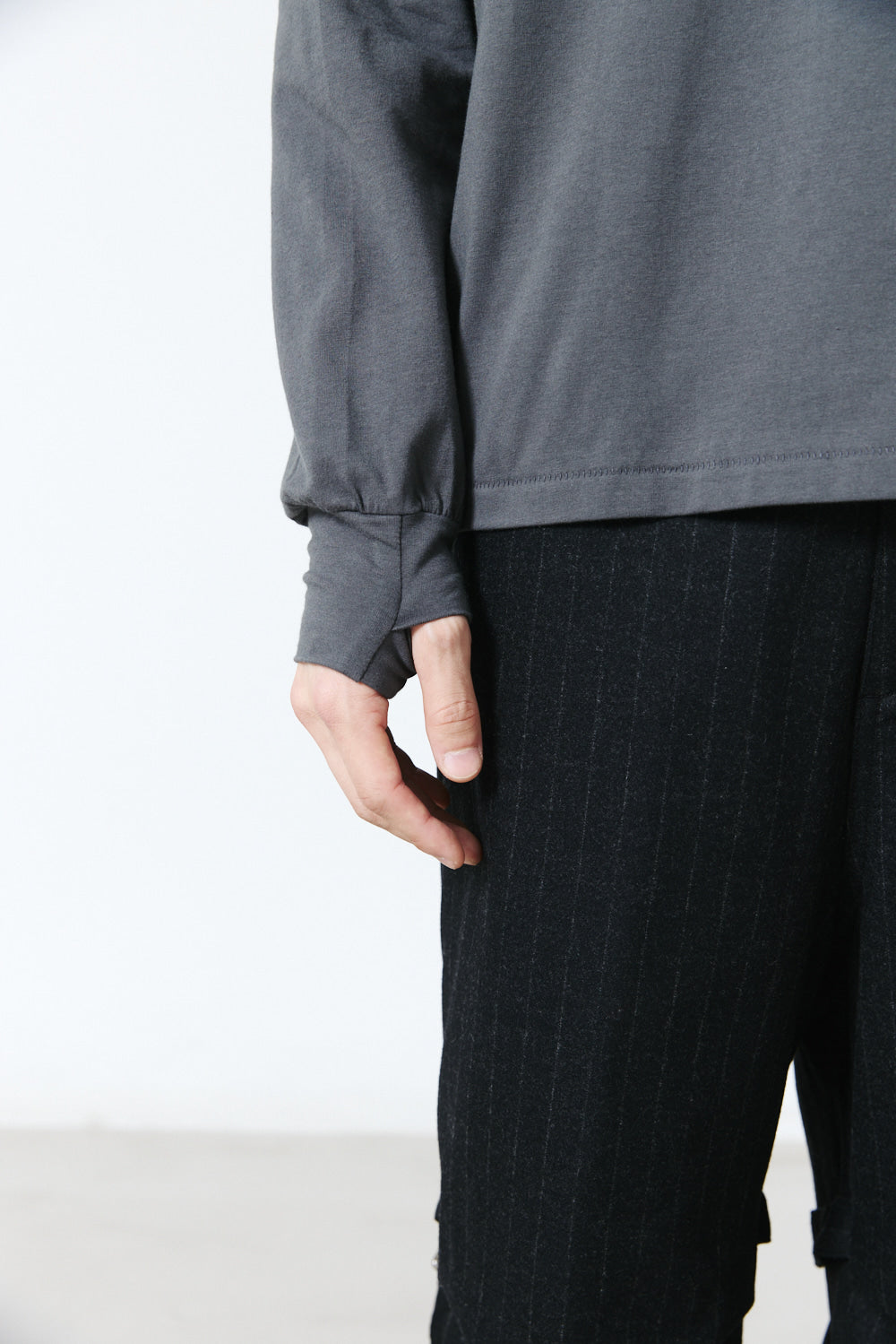 Hatchingroom - Boxer Turtleneck Tee (Charcoal) product image 9 | TRAB K-Fashion Australia