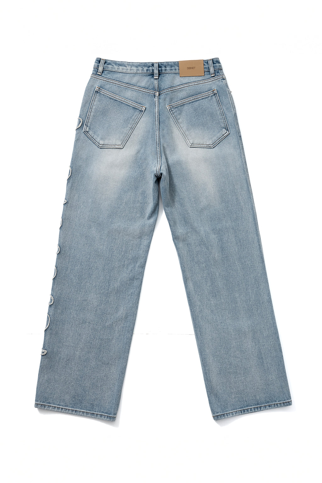 Deinet - [ggum X Deinet] Denim Pants (Blue) product image 6 | TRAB K-Fashion Australia