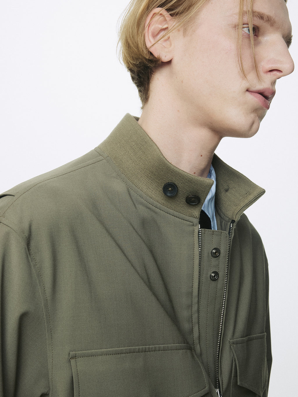 Tonywack - Light Wool Web Jacket (Olive) product image 9 | TRAB K-Fashion Australia